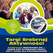 plakat wydarzenia Targi Srebrnej Aktywności