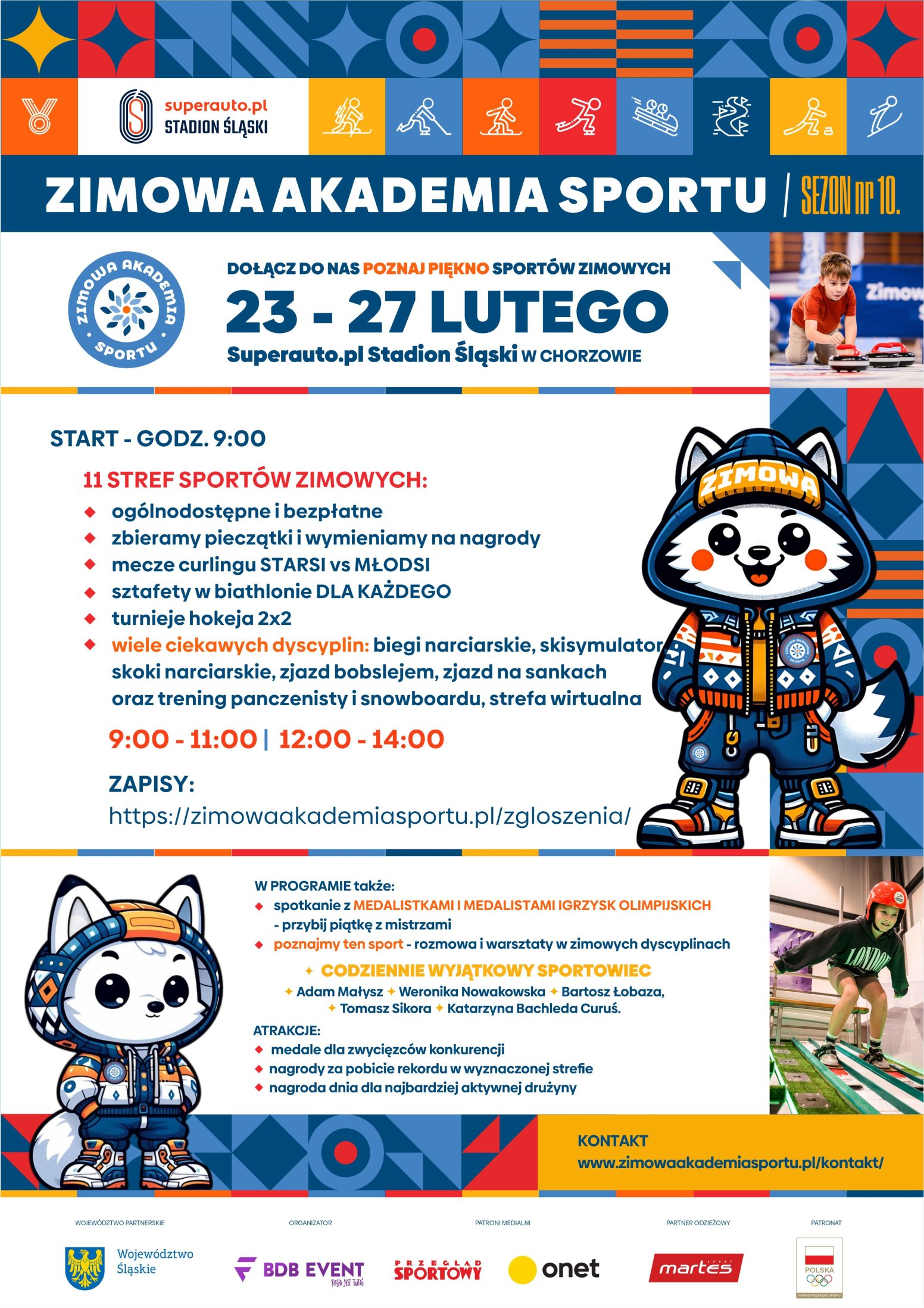 Zimowa Akademia Sportu na Stadionie Śląskim – ruszają zapisy Superauto.pl Stadion Śląski