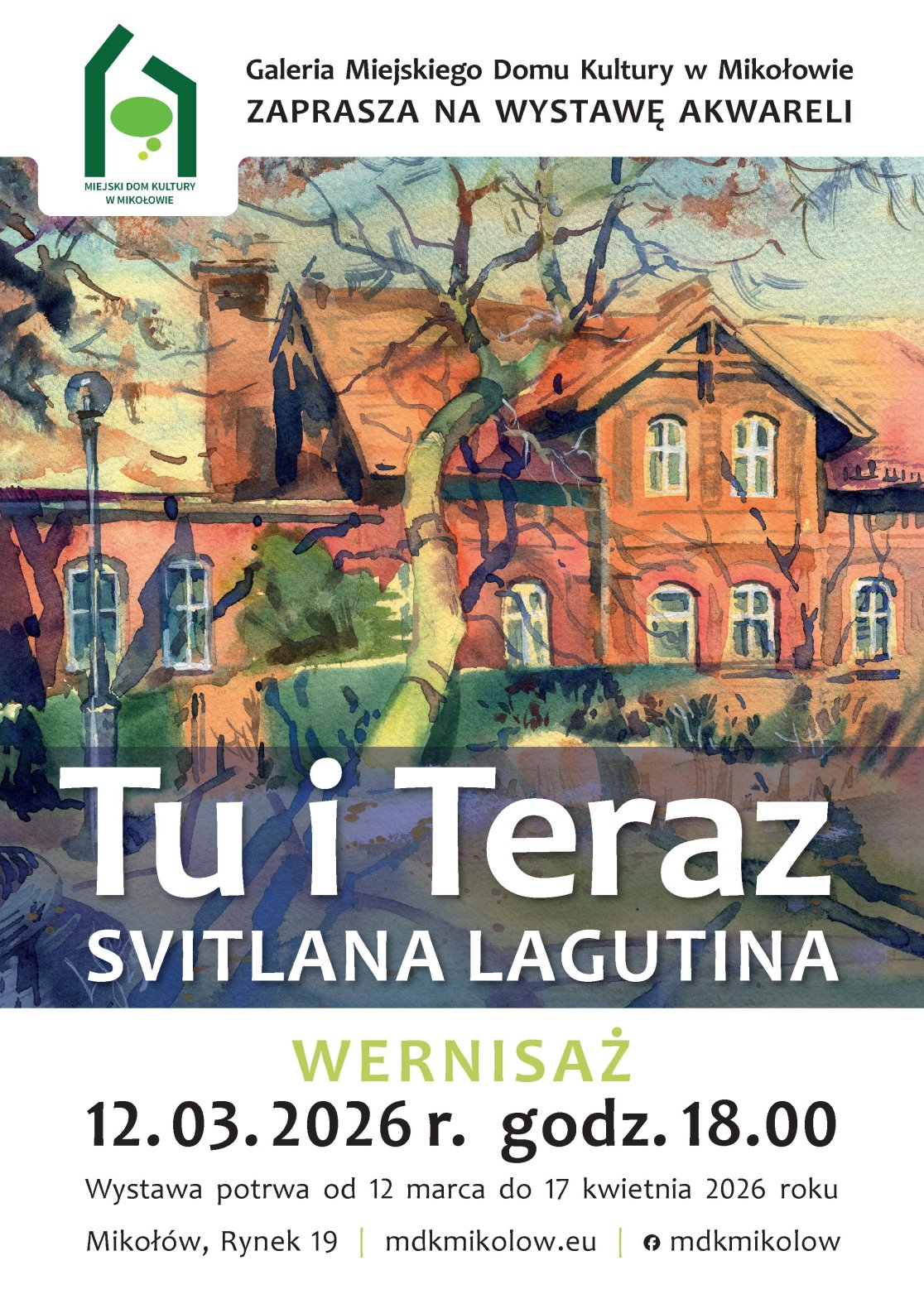 plakat wystawy z obrazem