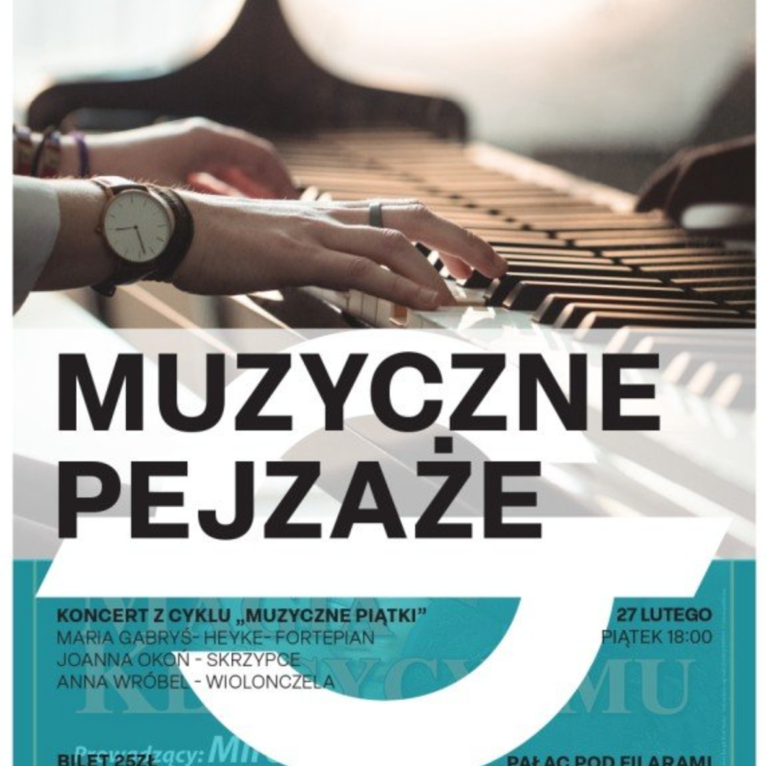 plakat wydarzenia "Muzyczne Pejzarze"