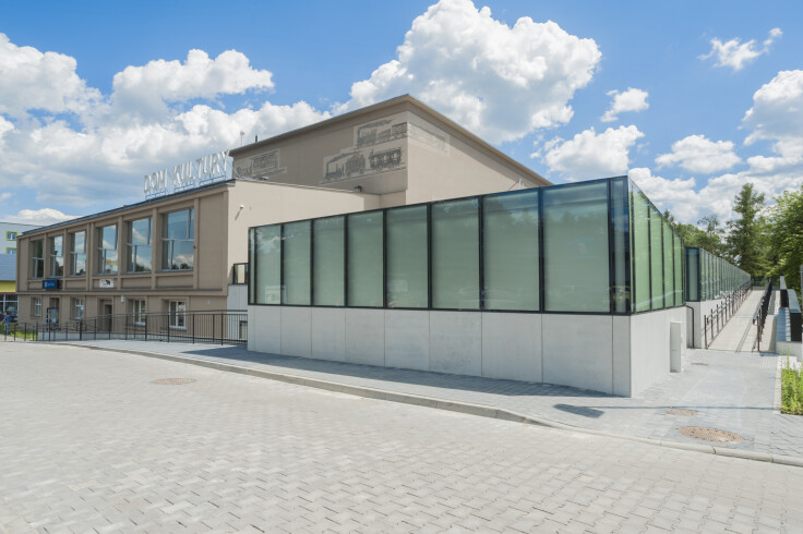 Odnowiona część Domu Kultury przy ul. Głównej 19 w Sosnowcu
