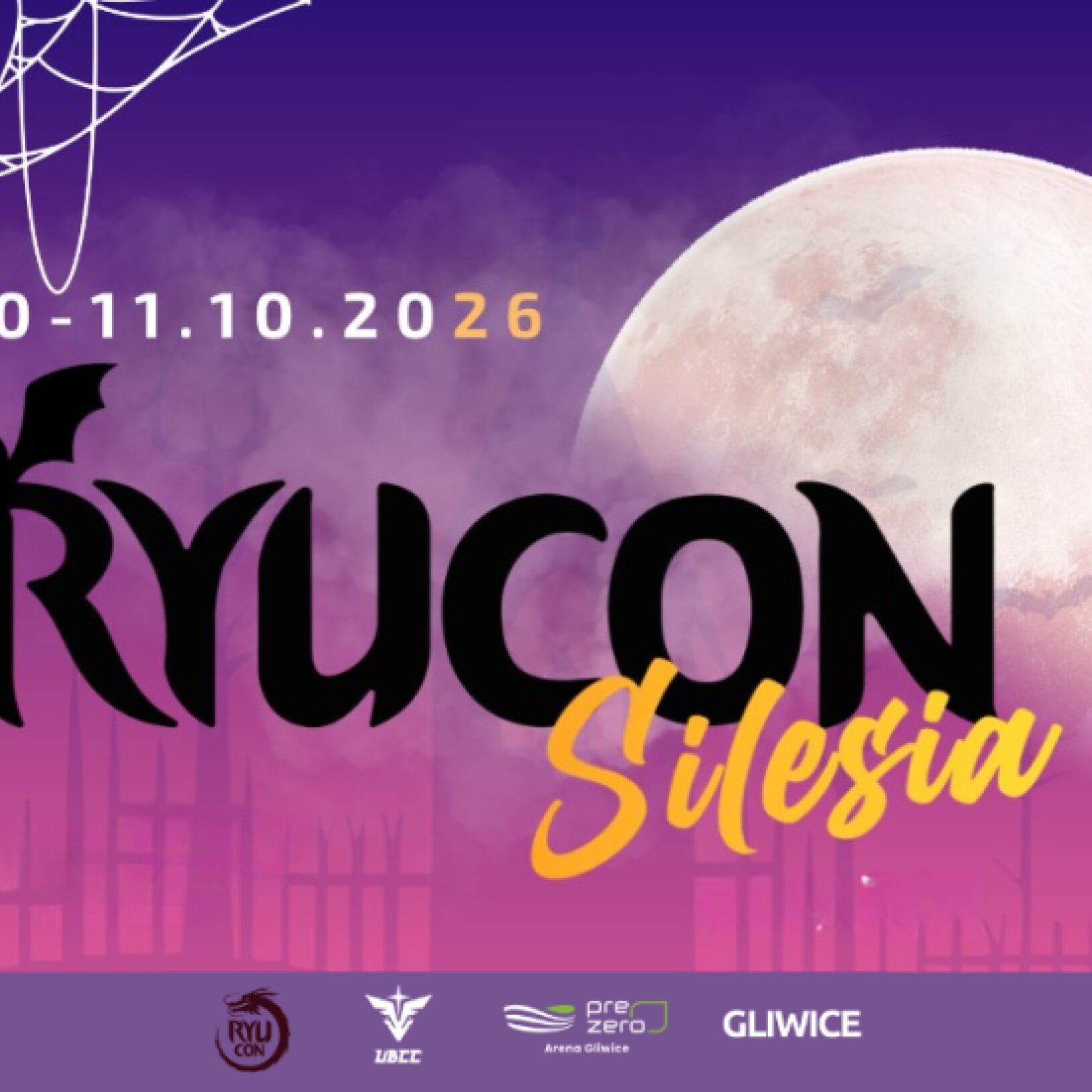 fioletowy plakat Ryucon Silesia 2026