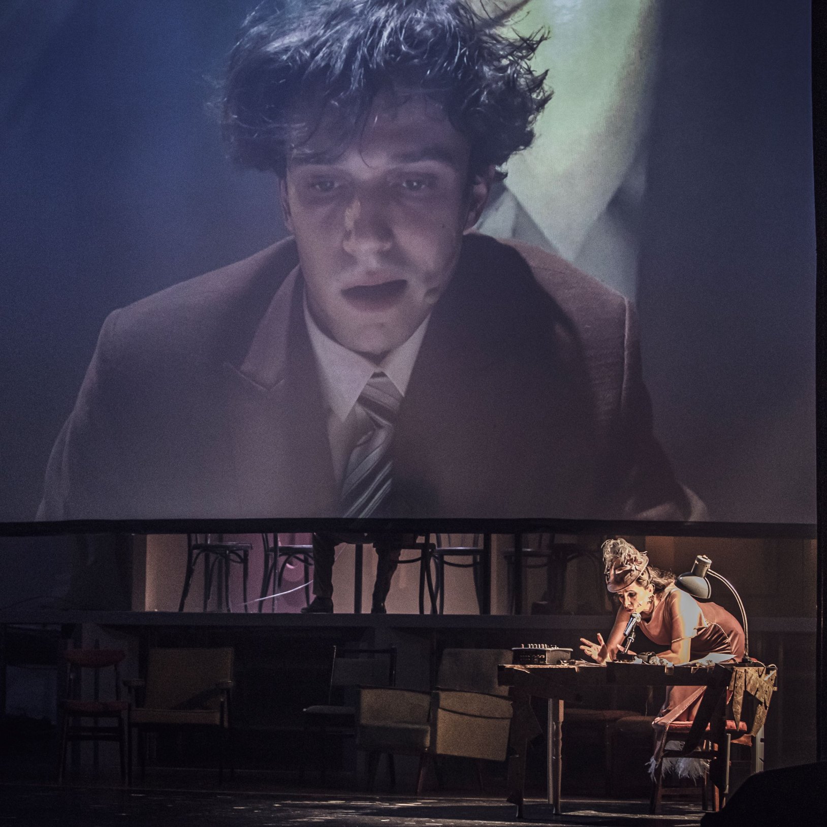 zdjęcie ze spektaklu Szpilmanowie