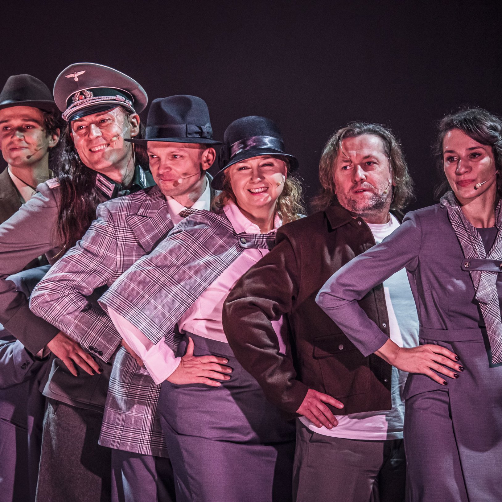 zdjęcie ze spektaklu Szpilmanowie