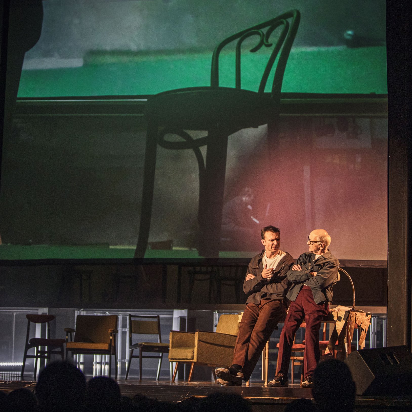 zdjęcie ze spektaklu Szpilmanowie