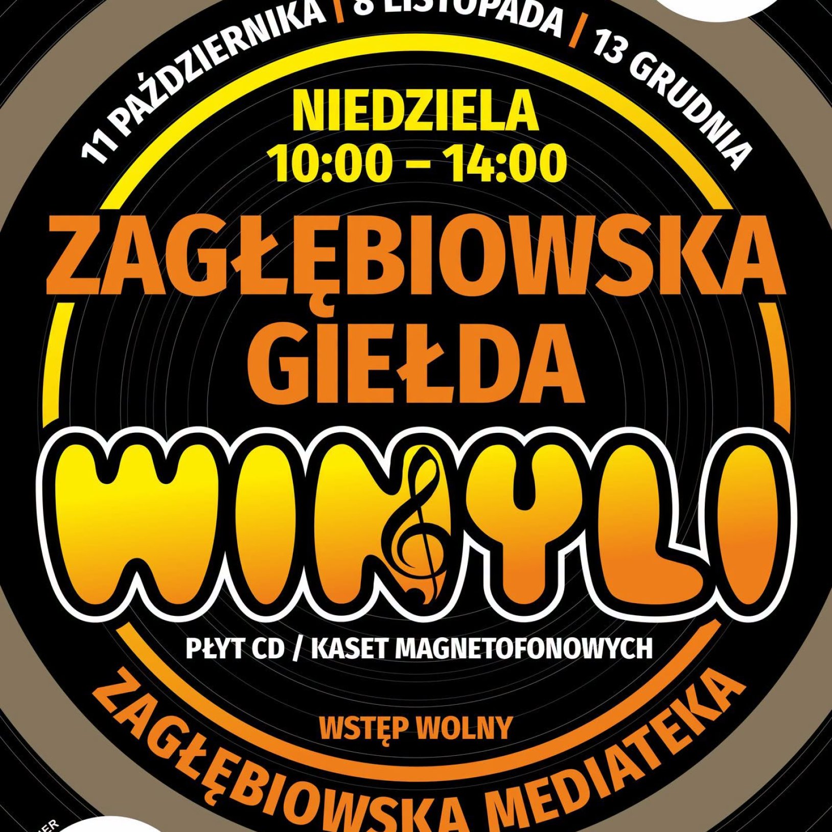 Zagłębiowska Giełda Winyli, płyt CD i kaset w Sosnowcu