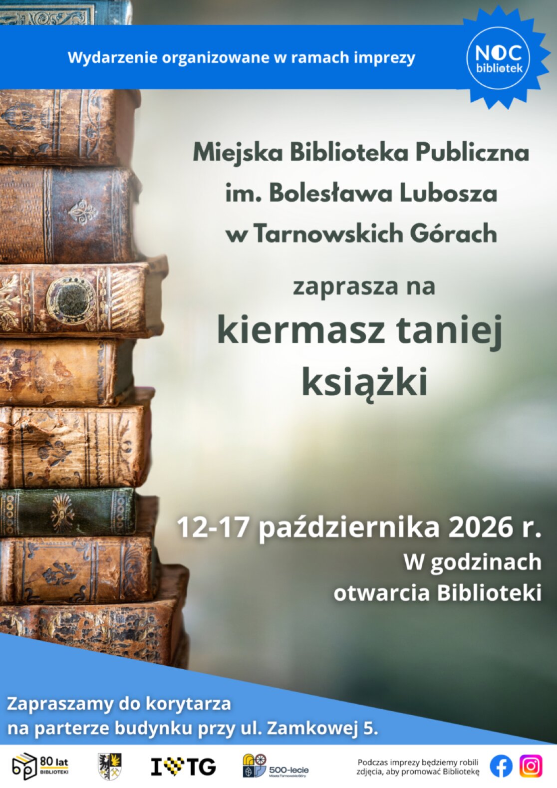 Kiermasz taniej książki z okazji Nocy Bibliotek