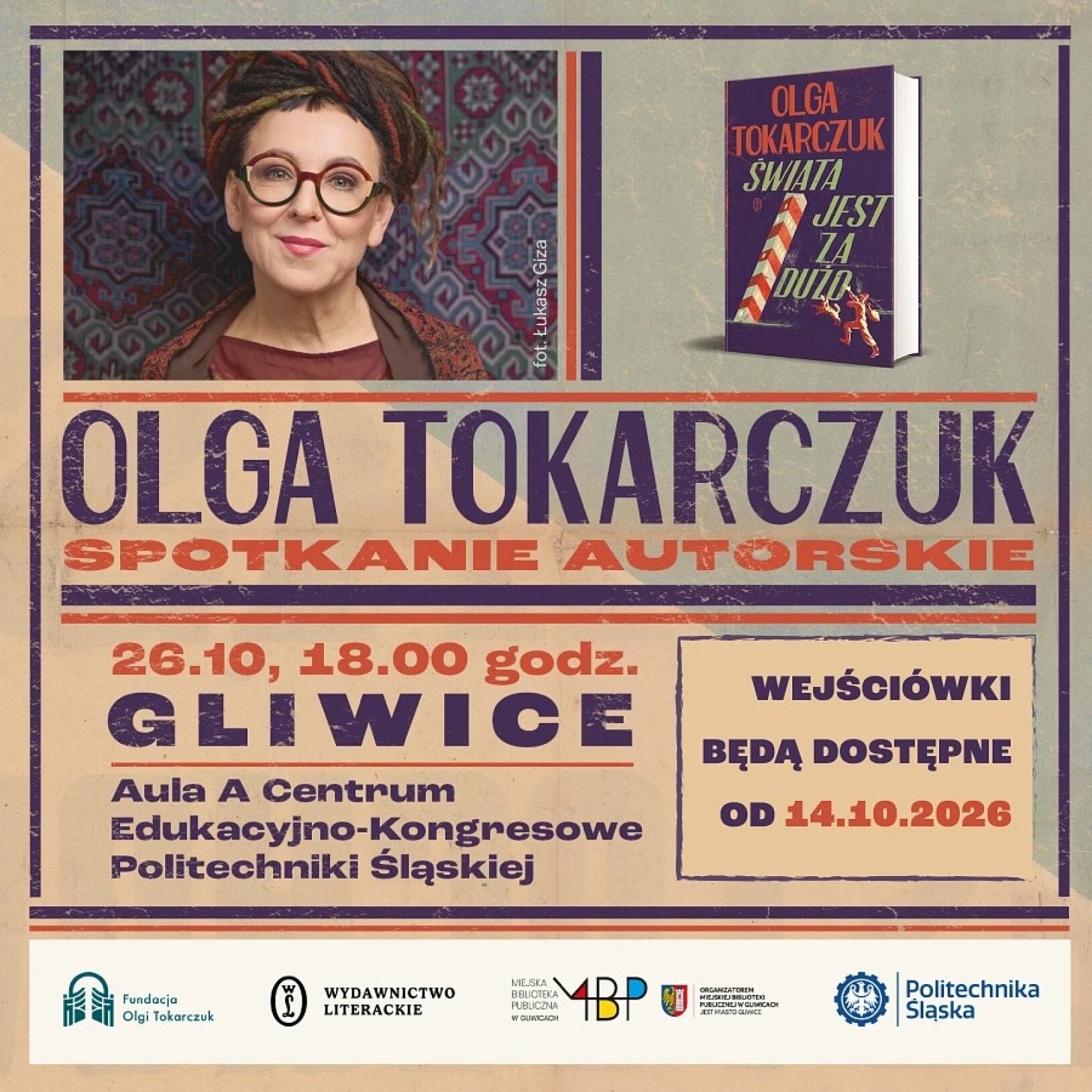 Olga Tokarczuk – spotkanie autorskie