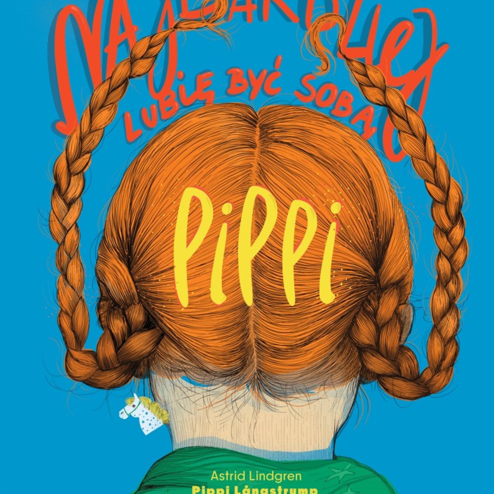 rude warkoczyki Pippi Långstrump