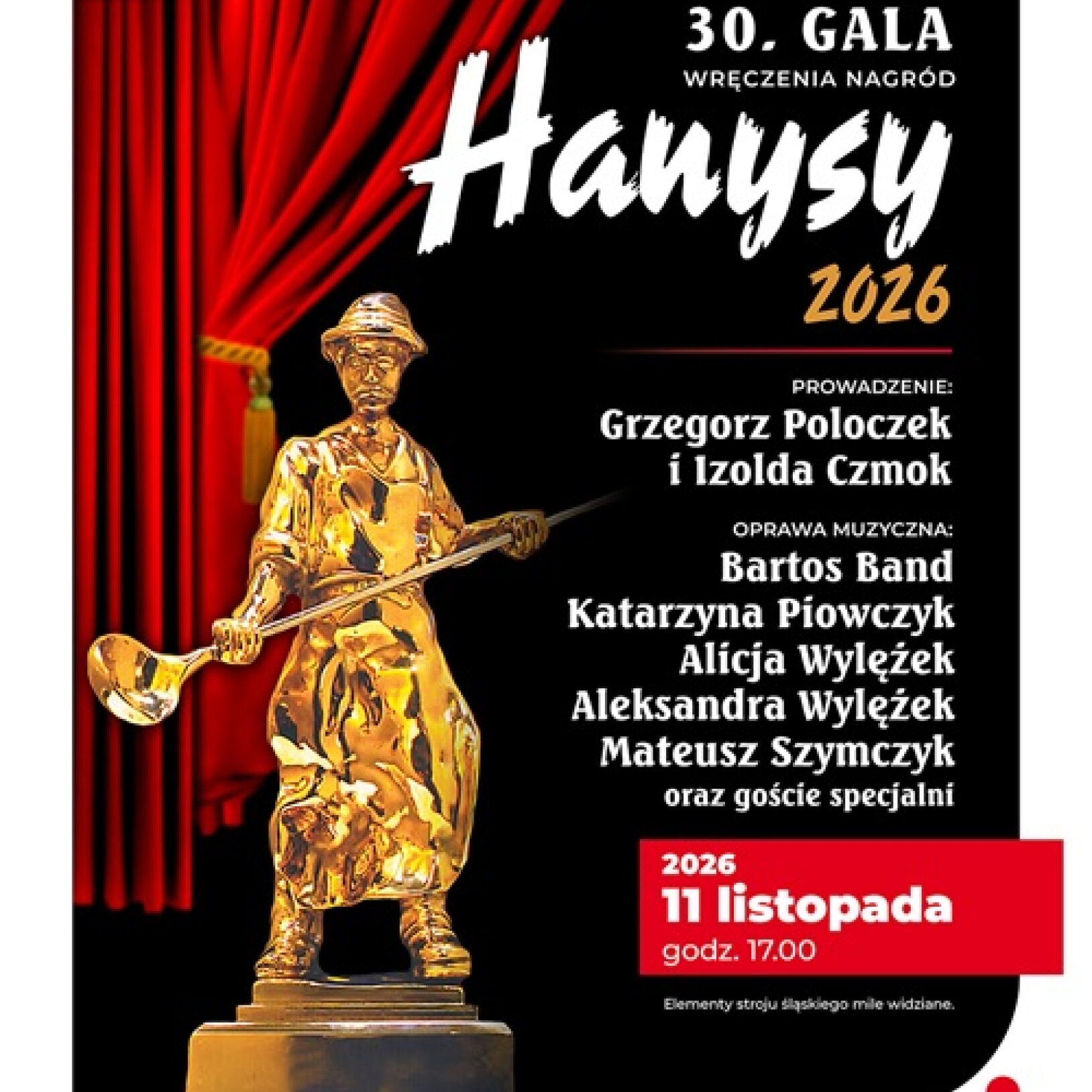 30. Gala wręczenia nagród HANYSY 2026
