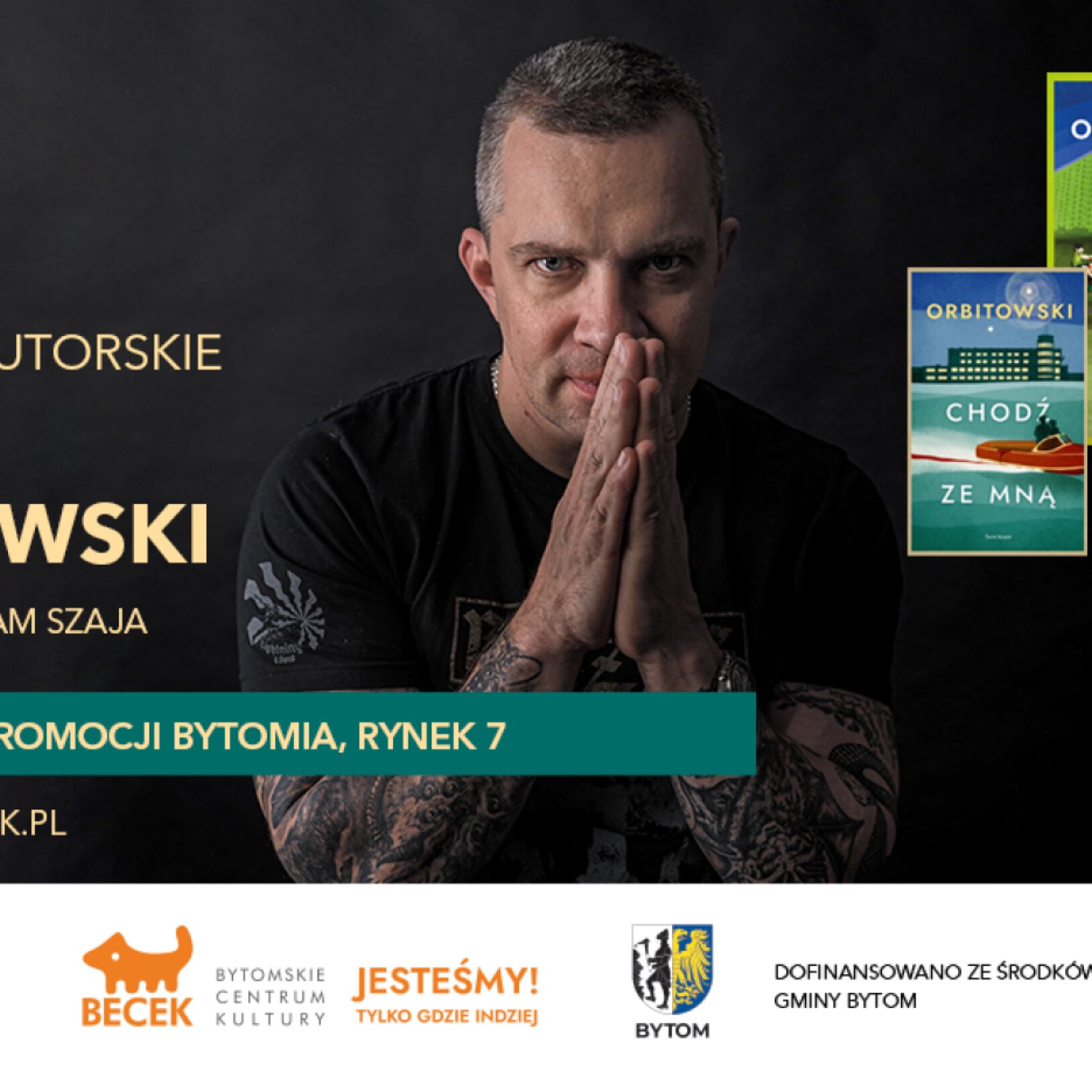 Spotkanie autorskie z Łukaszem Orbitowskim