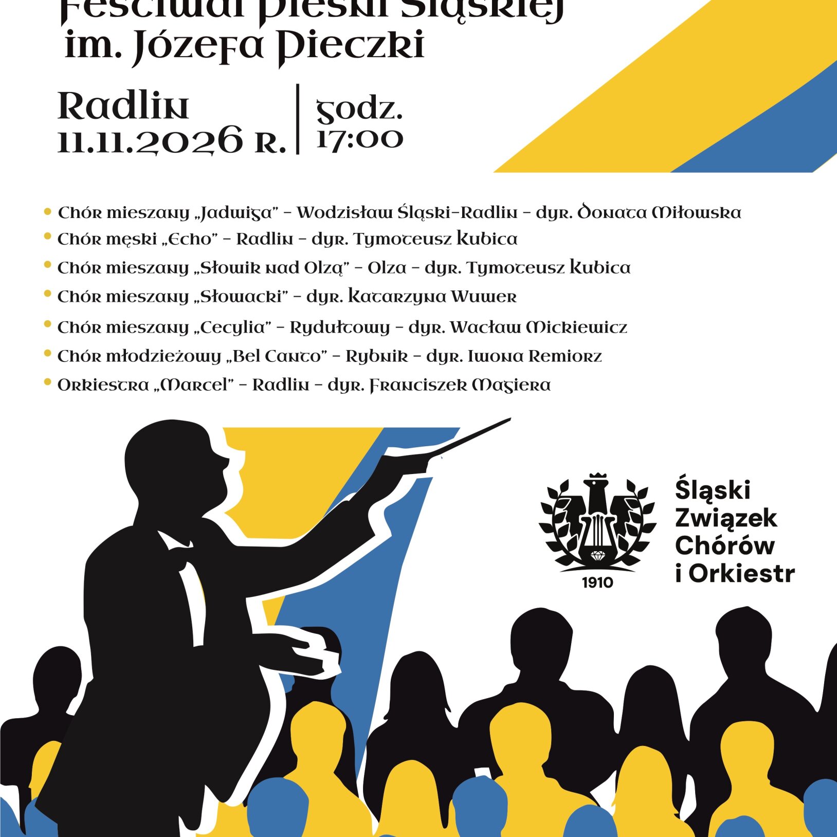 VIII Festiwal Pieśni Śląskiej im. Józefa Pieczki w Radlinie