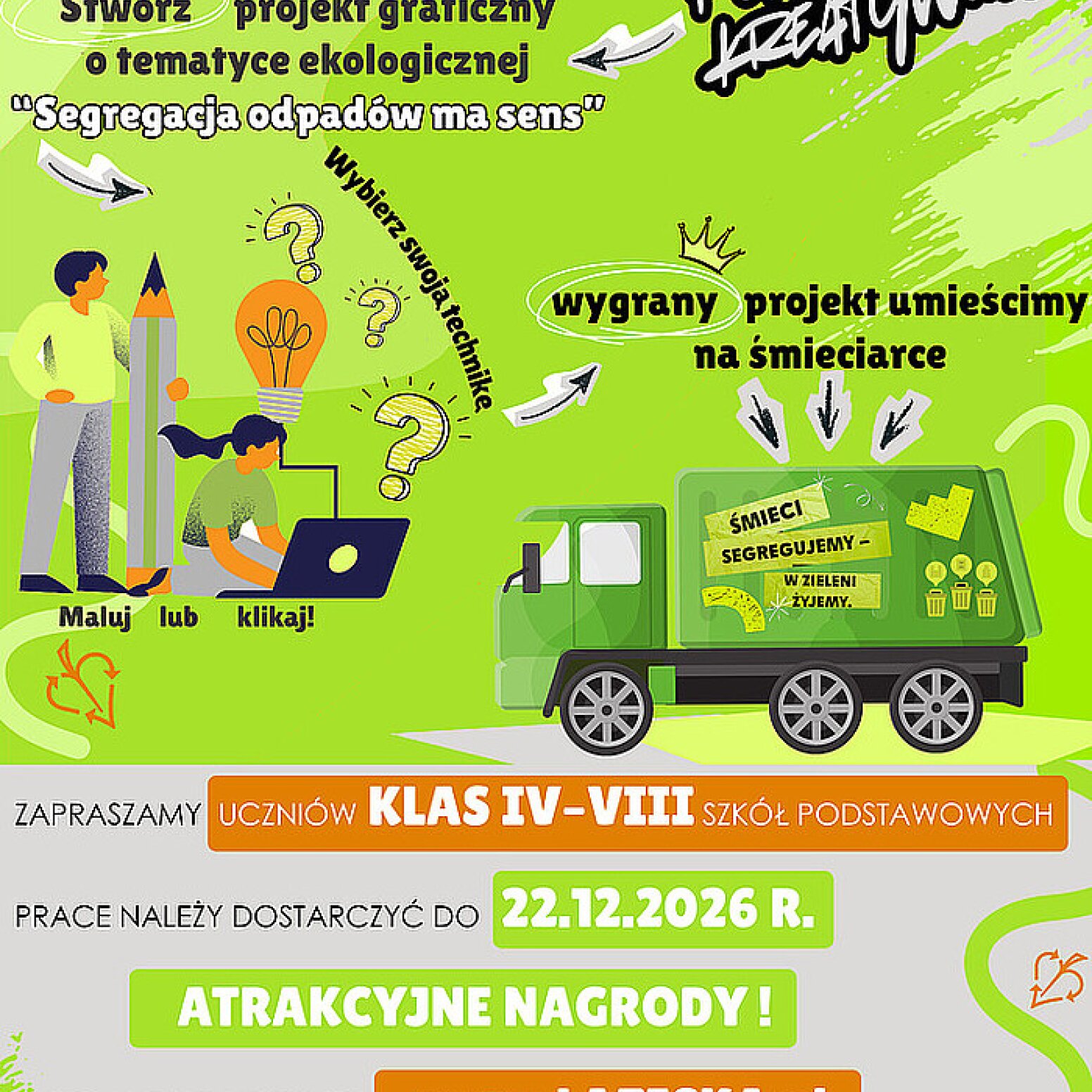 Łaziska Górne ogłaszają konkurs dla uczniów IV–VIII