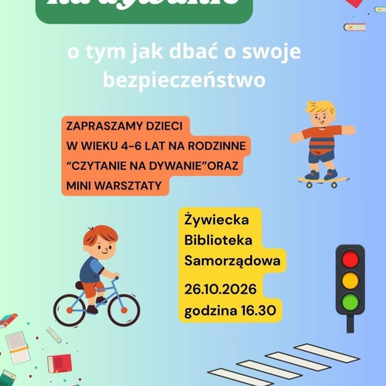 Czytanie na dywanie i mini warsztaty