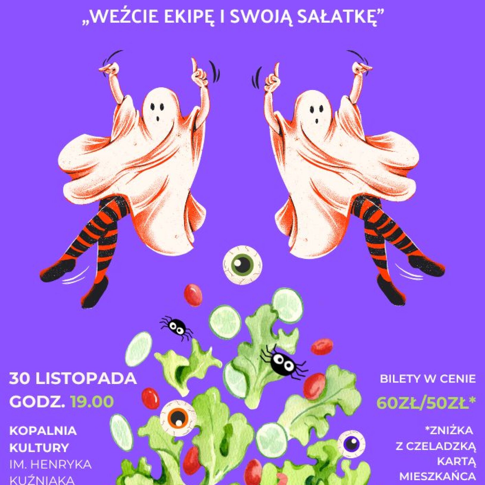 Andrzejkowa potańcówka dla dorosłych Weźcie ekipę i swoją sałatkę!