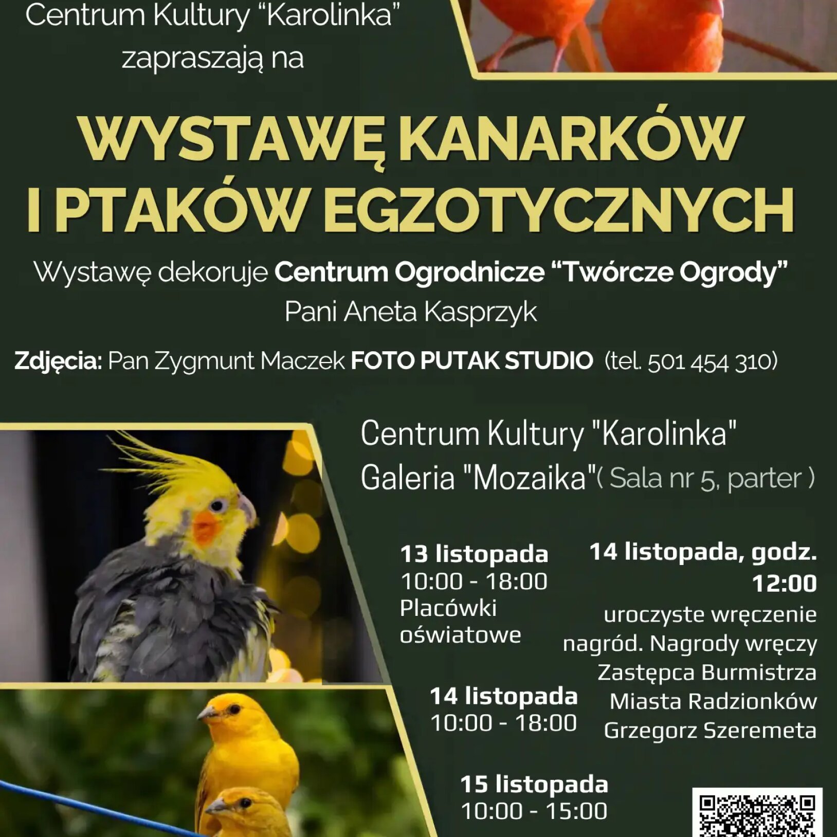 Wystawa Kanarków i Ptaków Egzotycznych