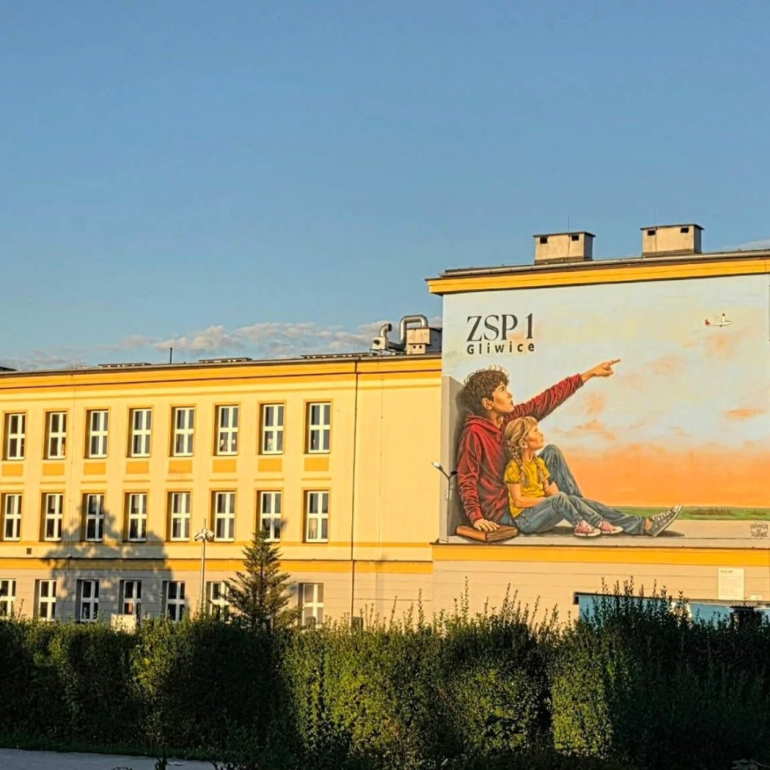 Murale przy szkołach i przedszkolach