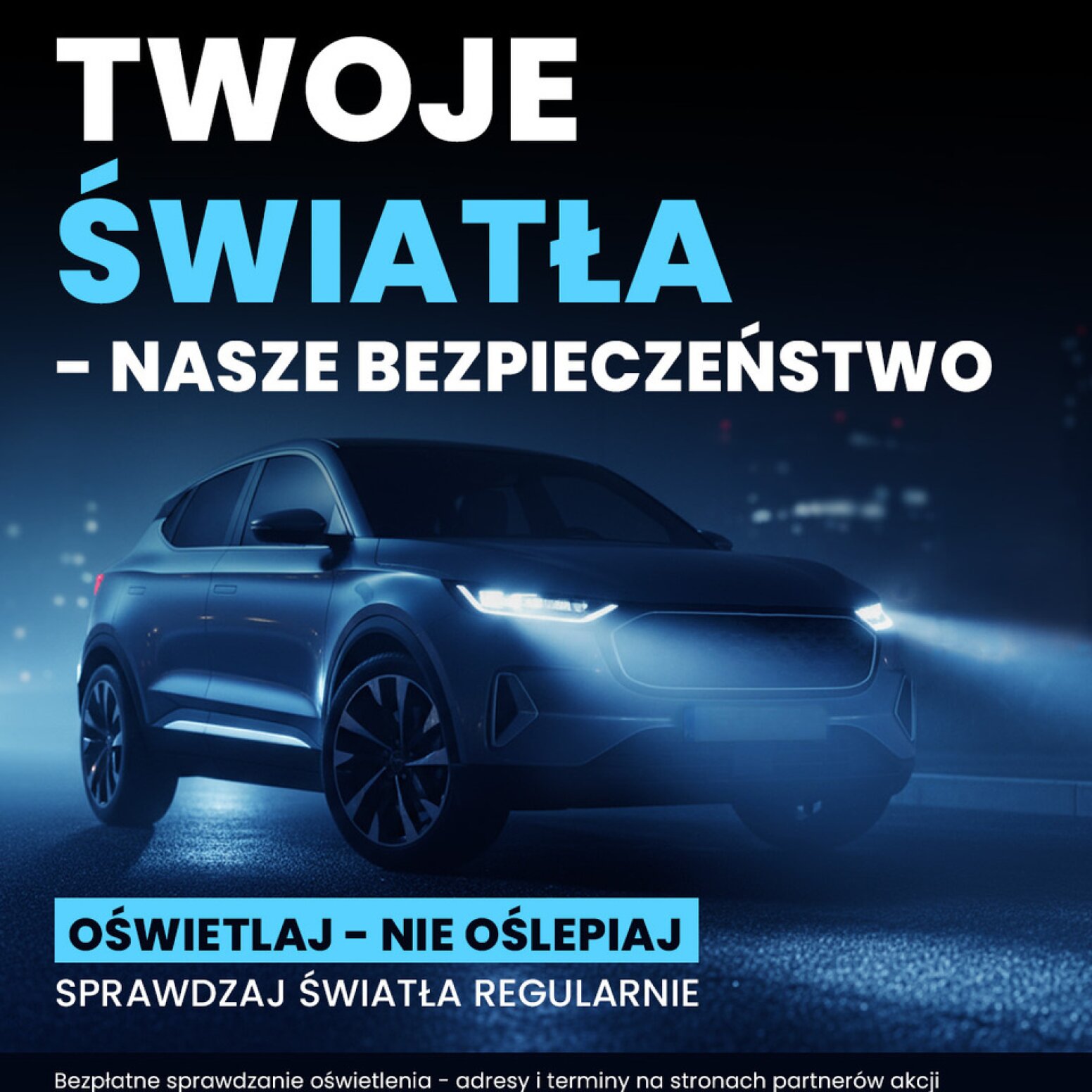 Bezpłatne ustawianie świateł – sprawdź daty i miejsce