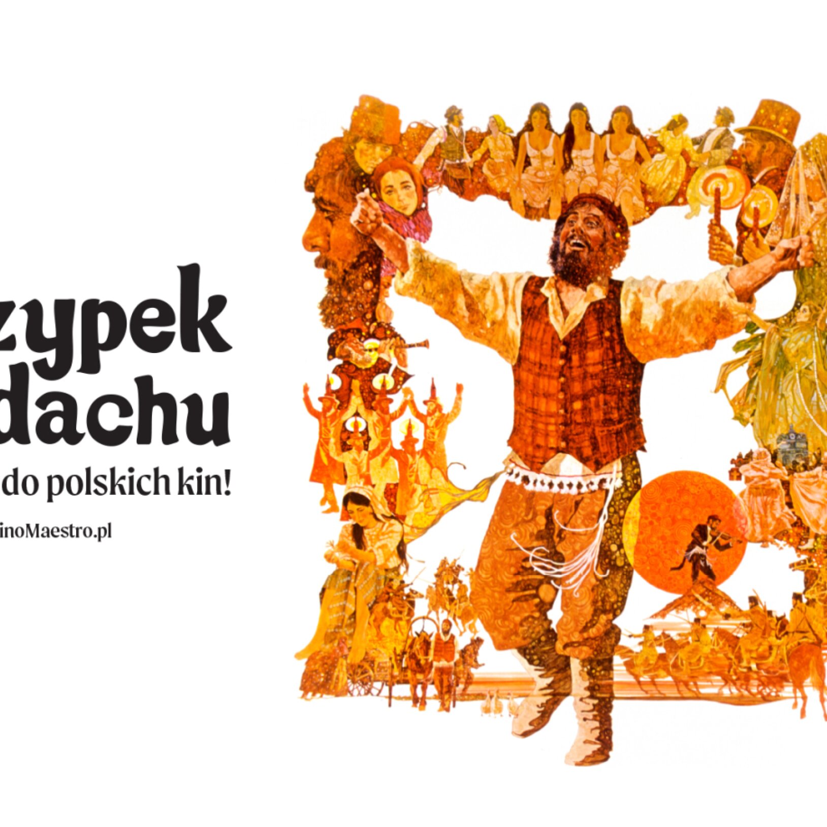 Mężczyzna otoczony ramką z ludzi
