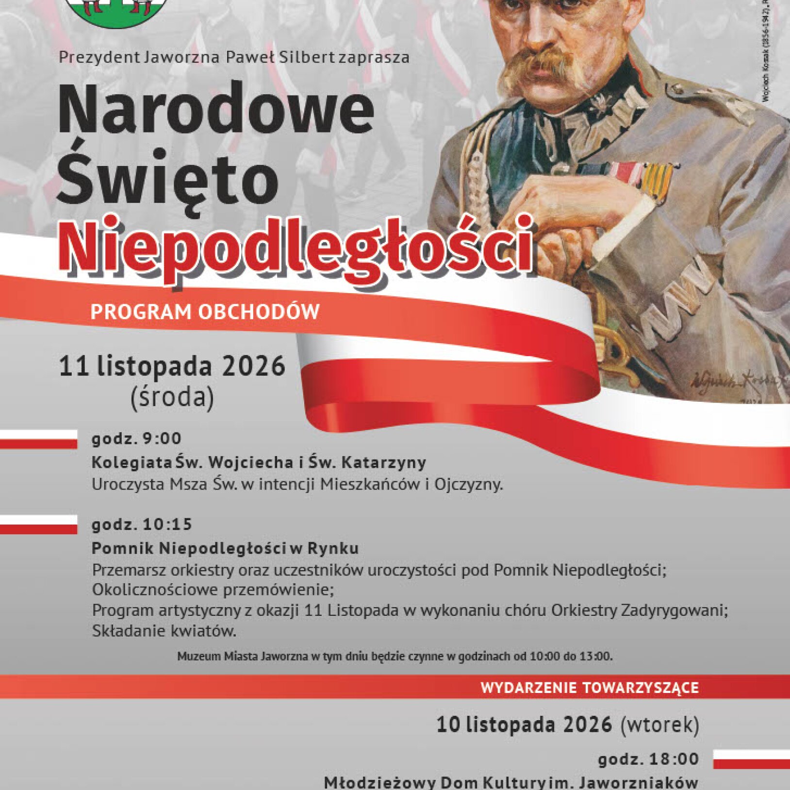 Obchody Narodowego Święta Niepodległości 11 Listopada