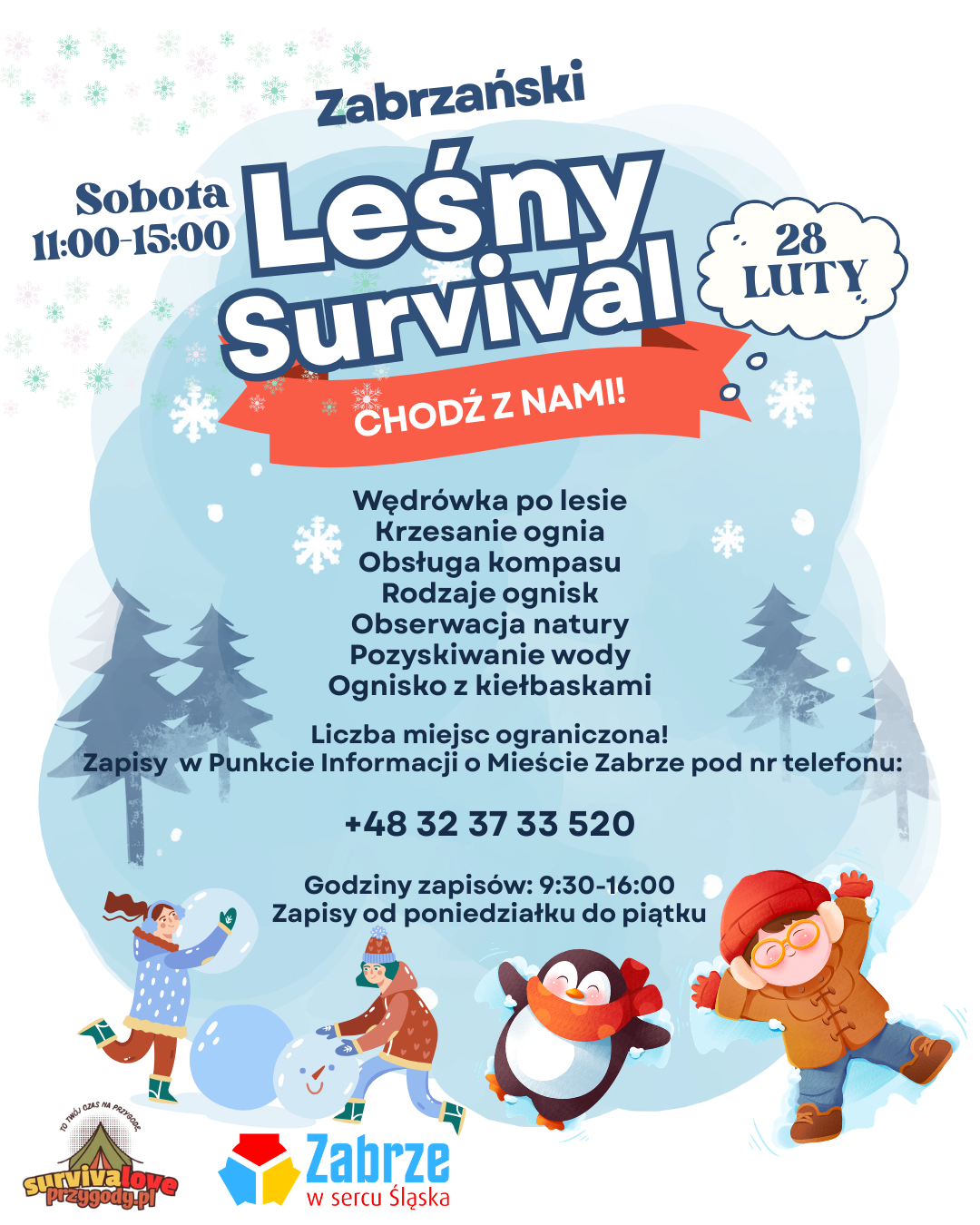 plakat wydarzenia Zabrzański Leśny Survival