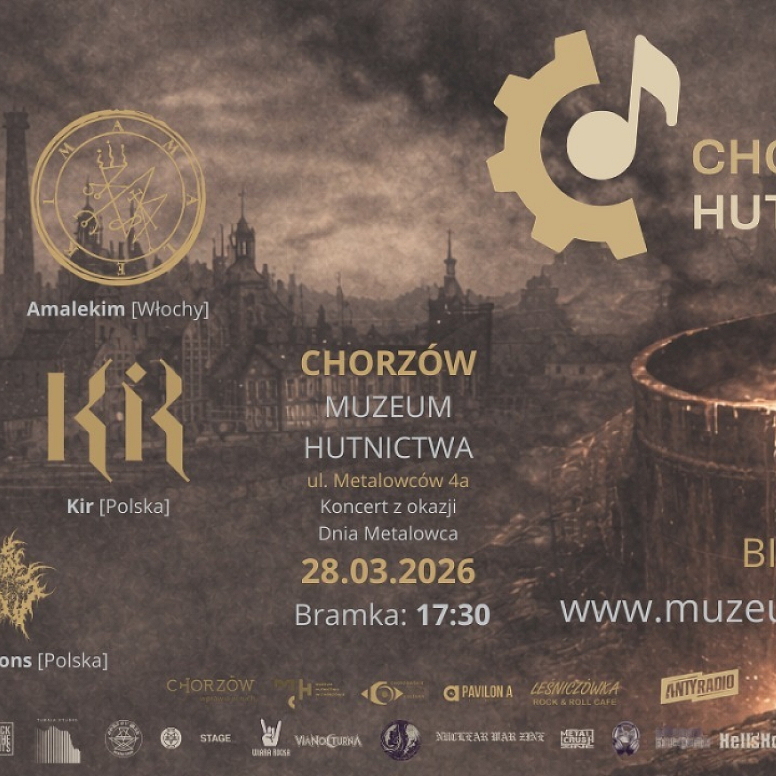 plakat wydarzenia Dzień Metalowca