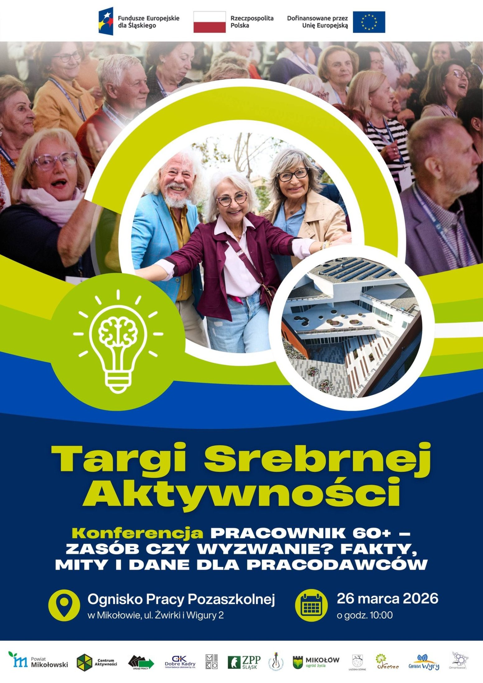plakat wydarzenia Targi Srebrnej Aktywności