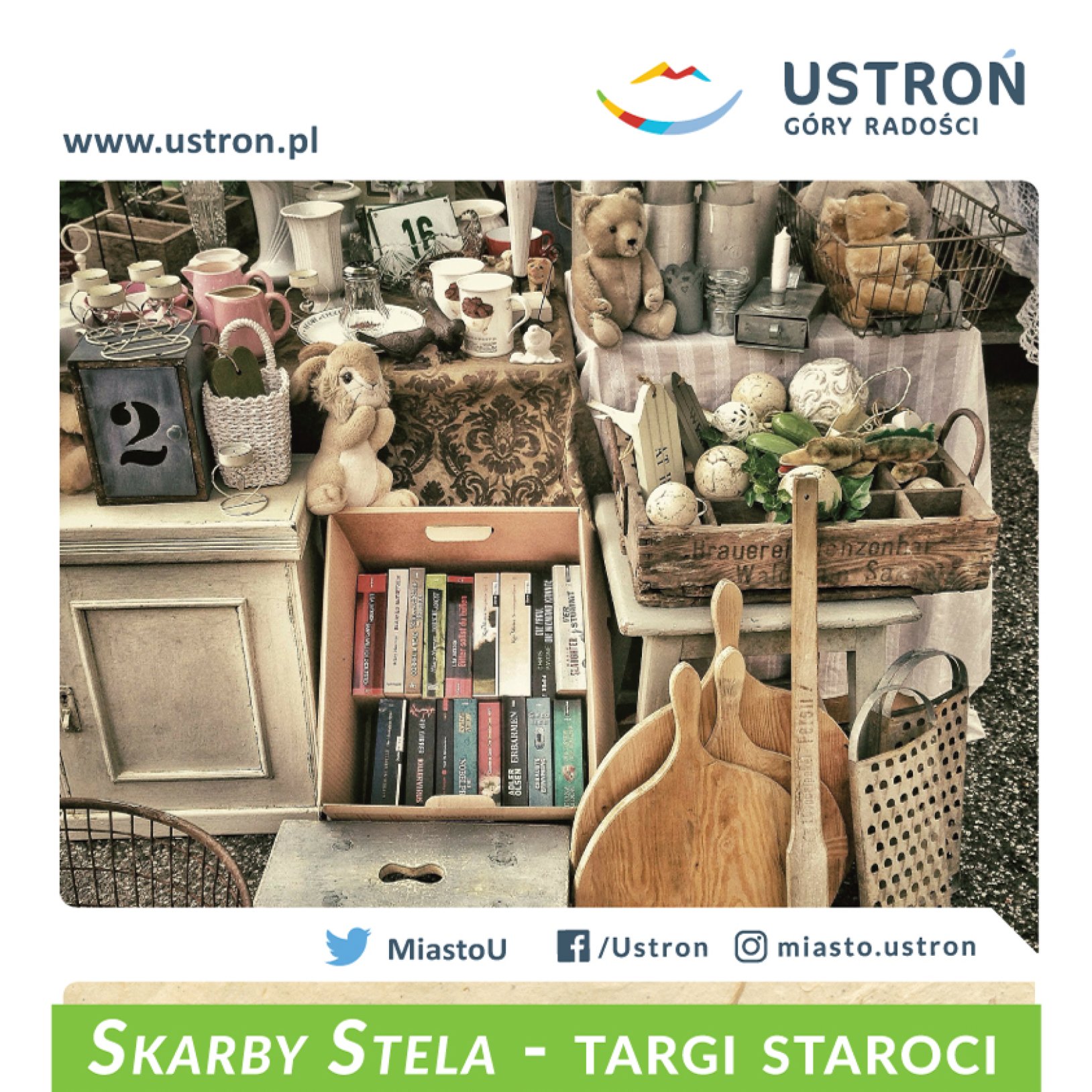 plakat giełdy staroci