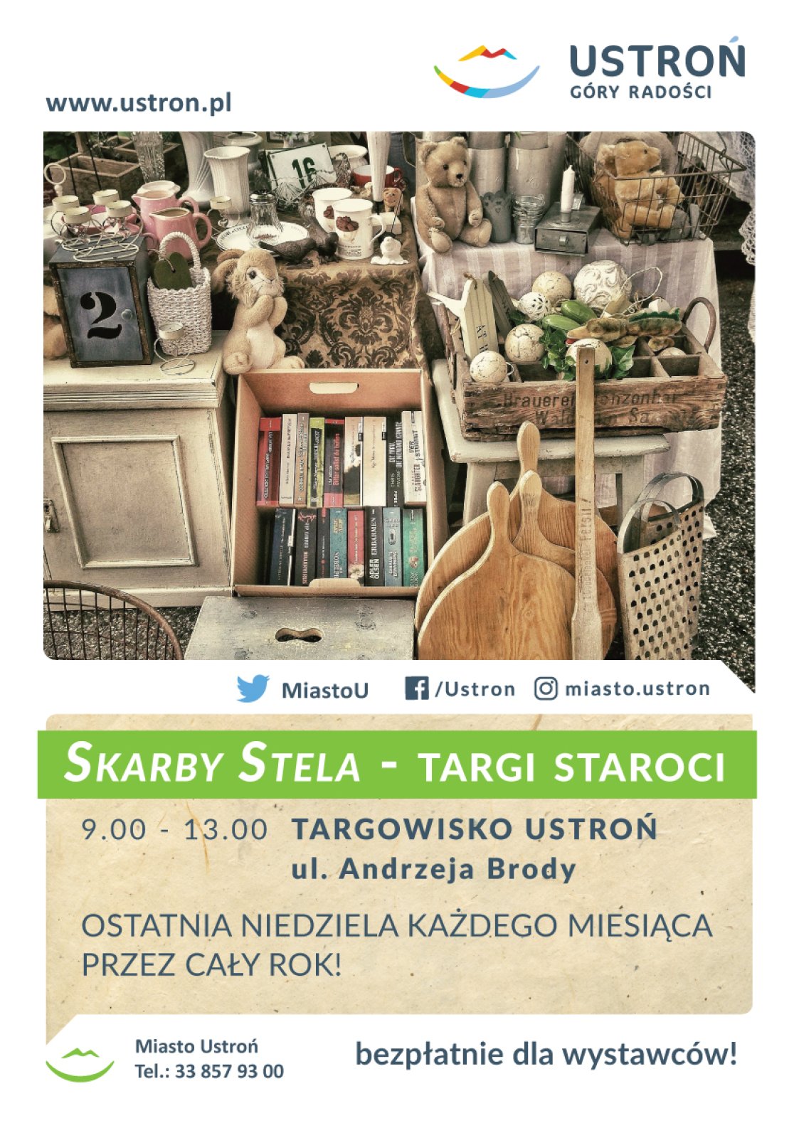 plakat giełdy staroci