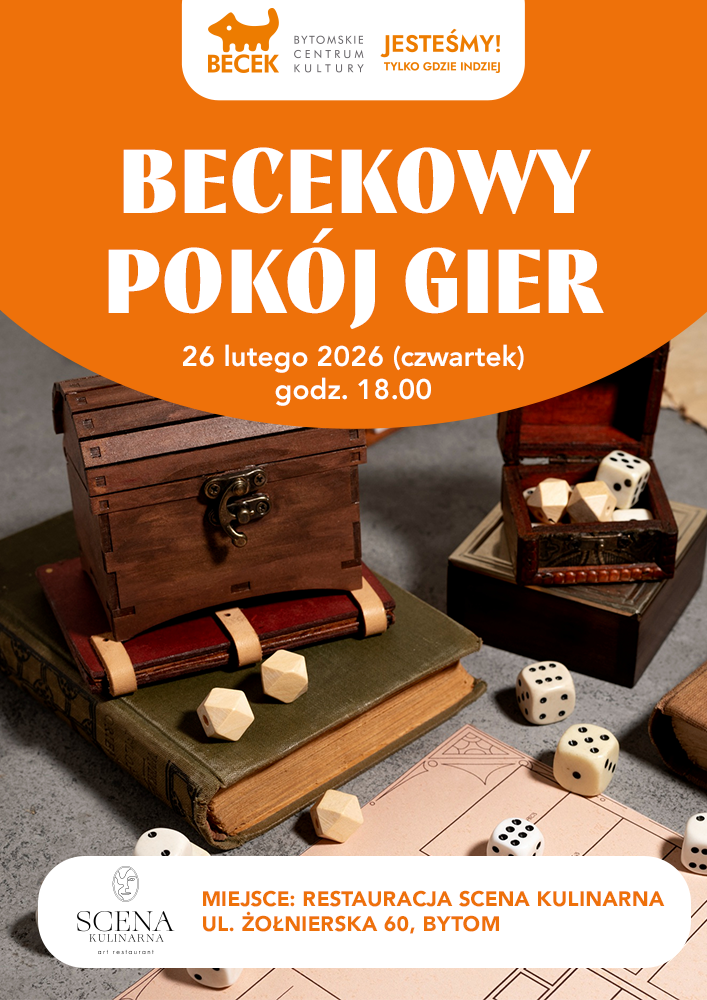 plakat wydarzenia Becekowy pokój gier