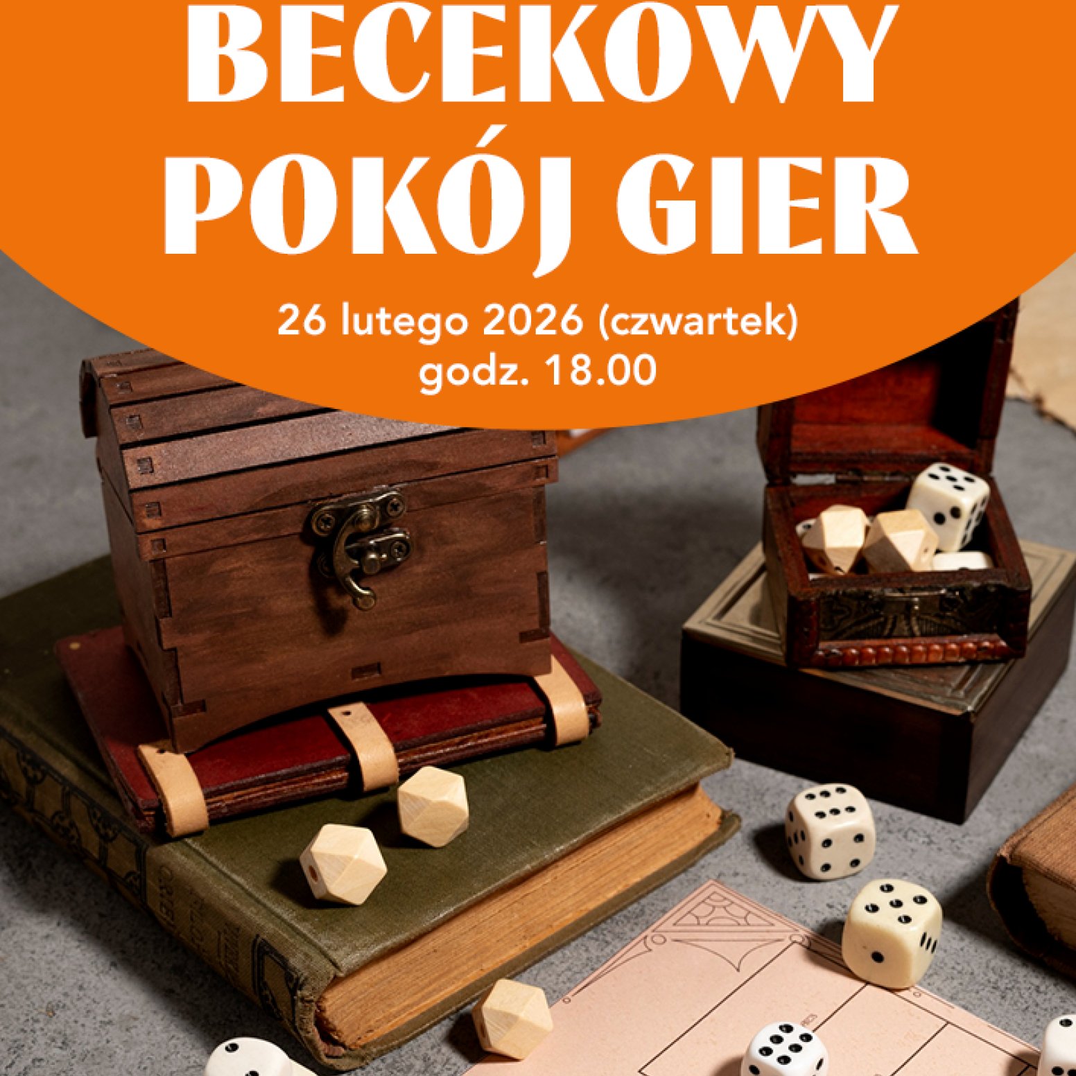 plakat wydarzenia Becekowy pokój gier