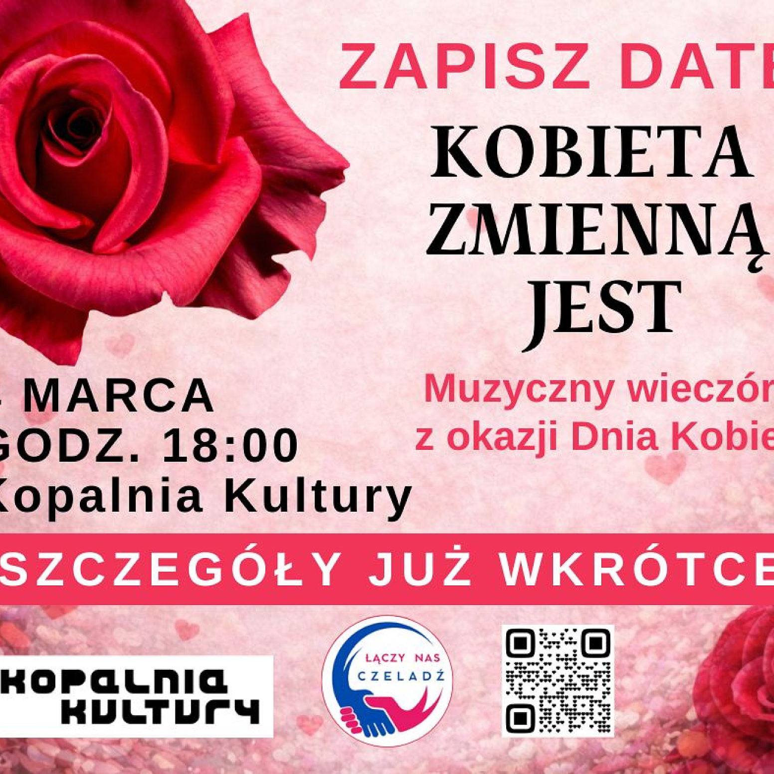 plakat wydarzenia Kobieta Zmienną Jest