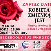plakat wydarzenia Kobieta Zmienną Jest