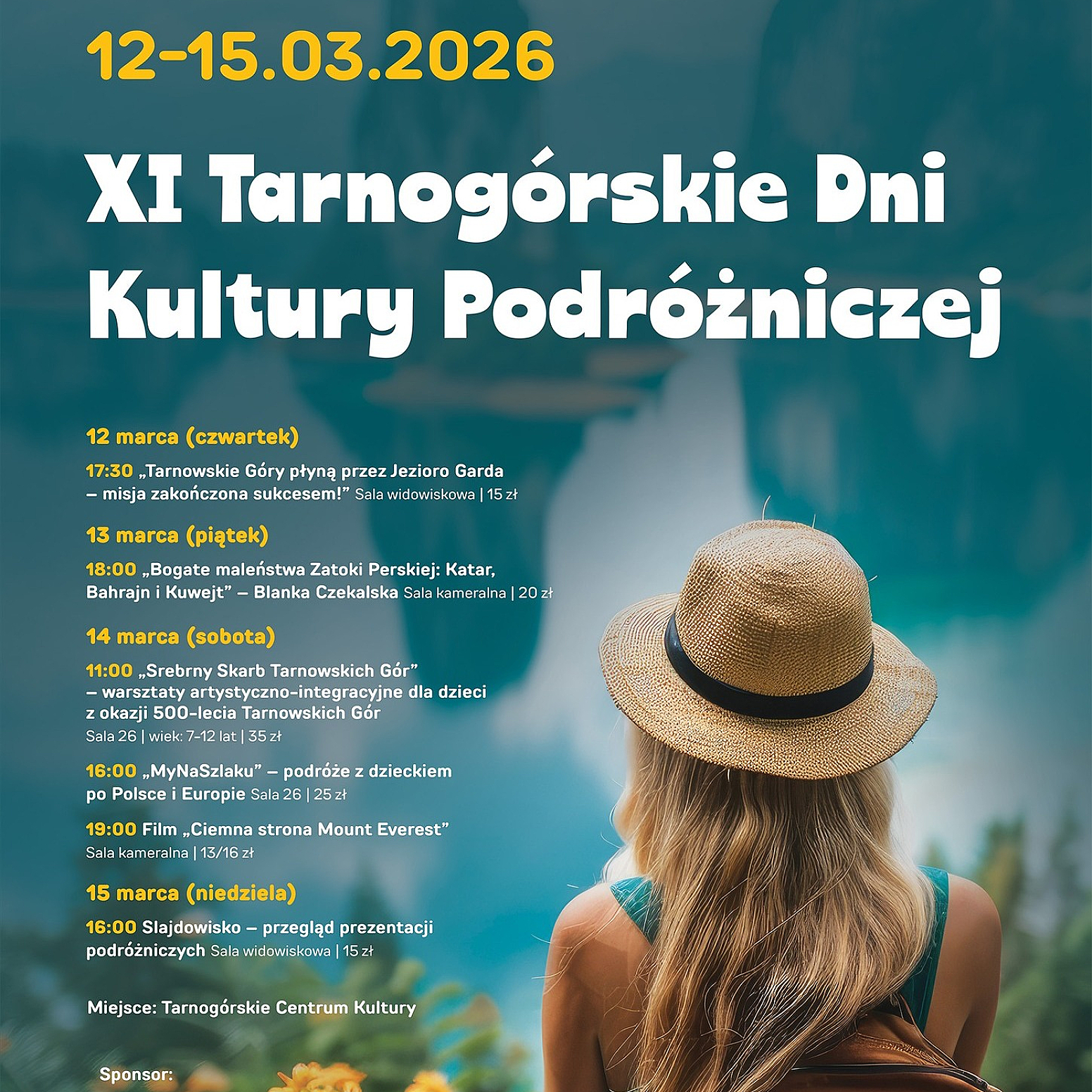 plakat wydarzenia jedenaste Tarnogórskie dni kultury podróżniczej