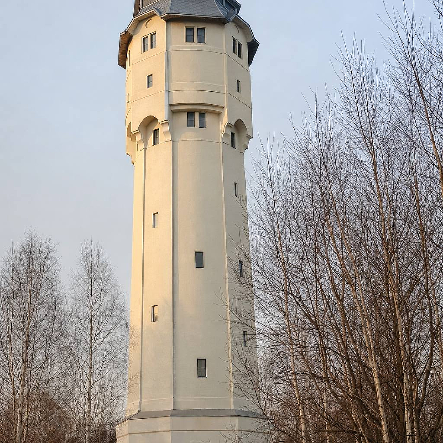 Wieża Ciśnień Katowice Borki po rewitalizacji