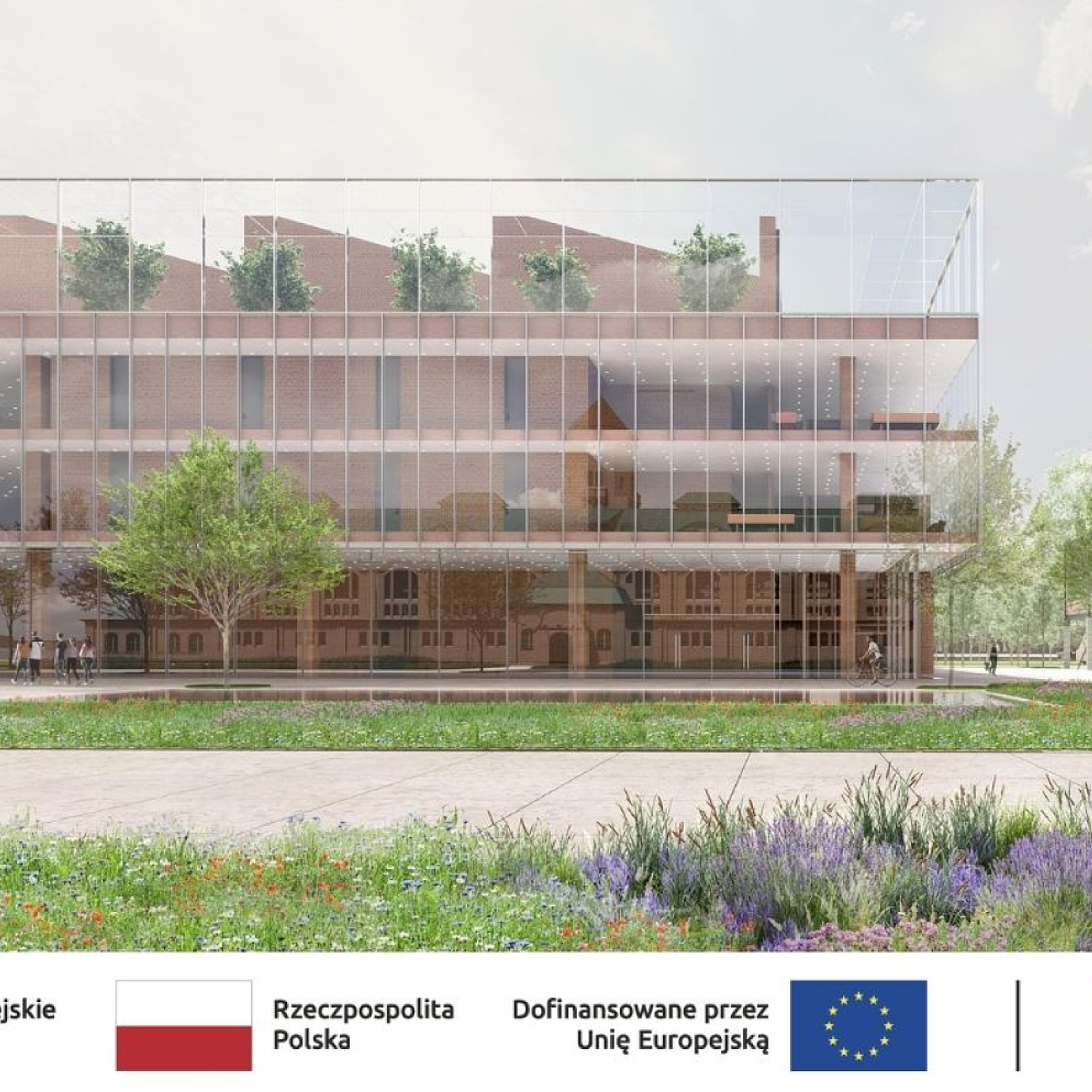 Wizualizacja ukazująca inwestycję II etapu Hubu