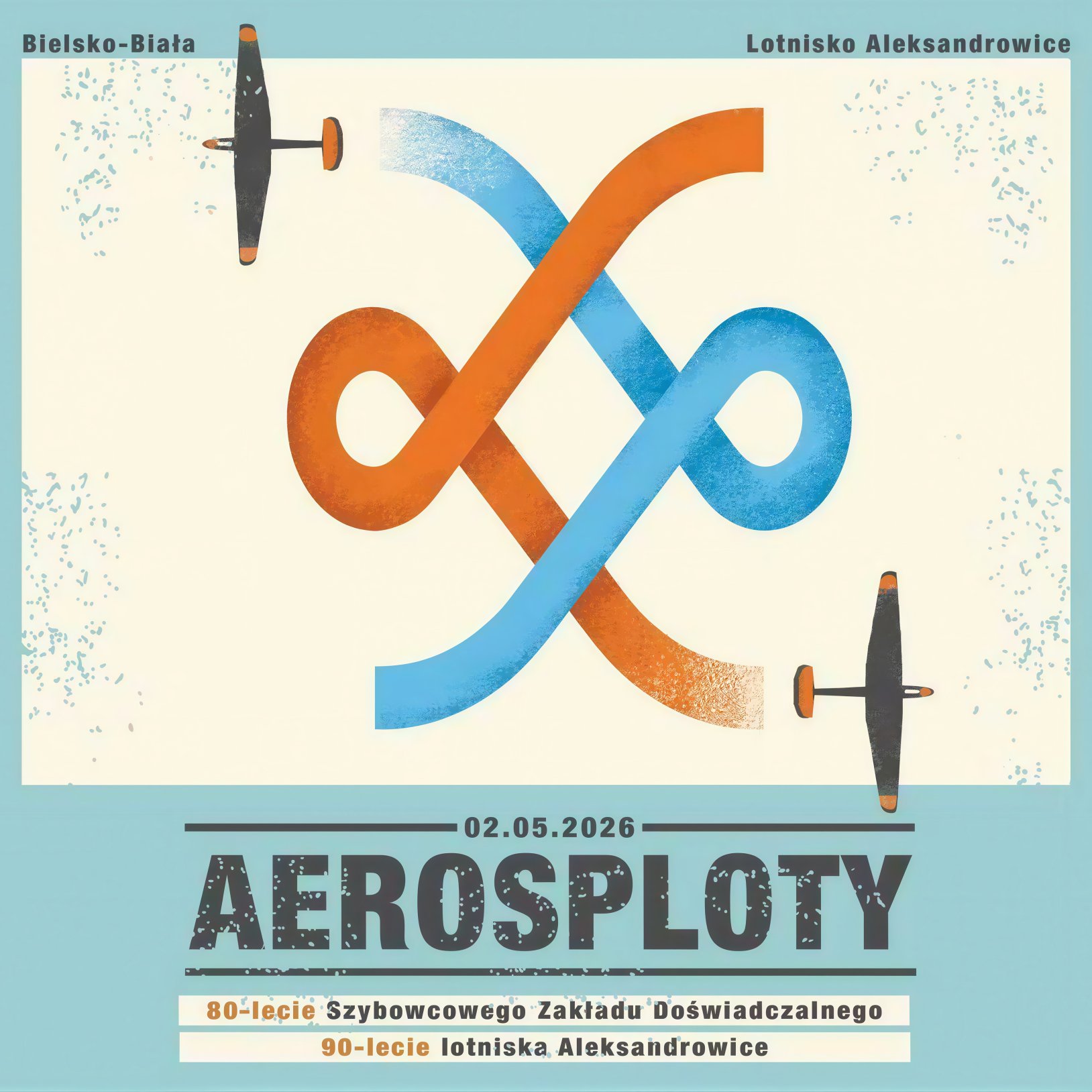 plakat wydarzenia aerosploty