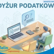 Grafika promująca dyżur podatkowy