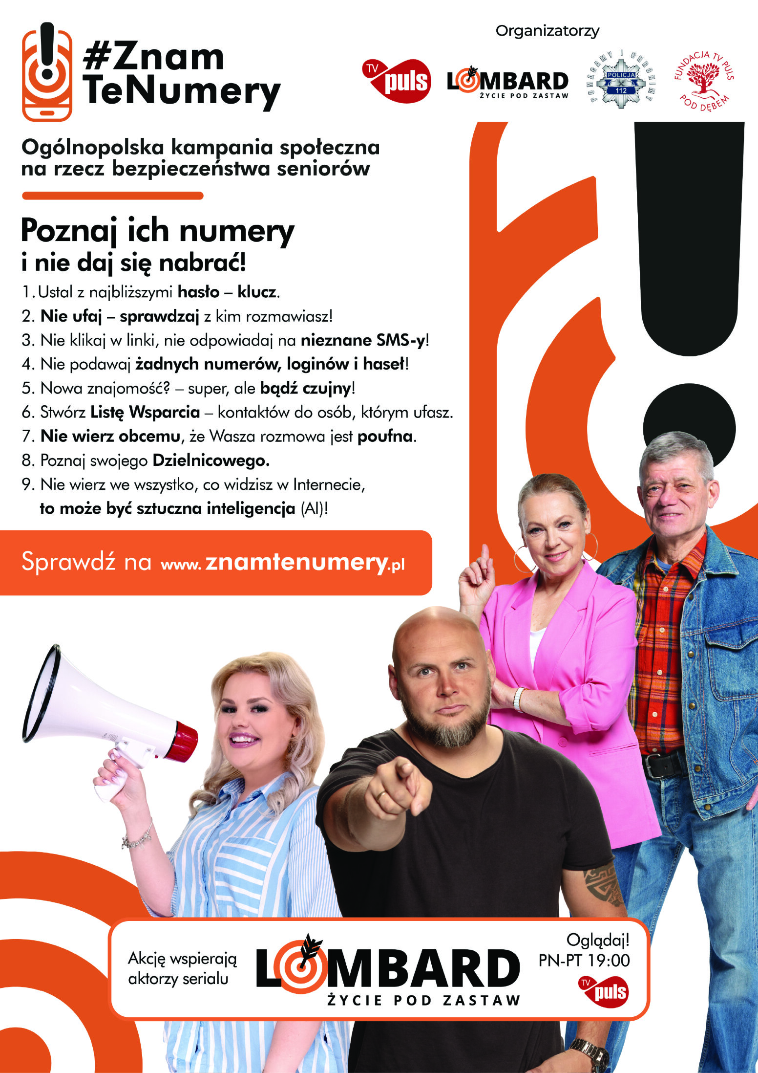 Plakat informacyjny o akcji