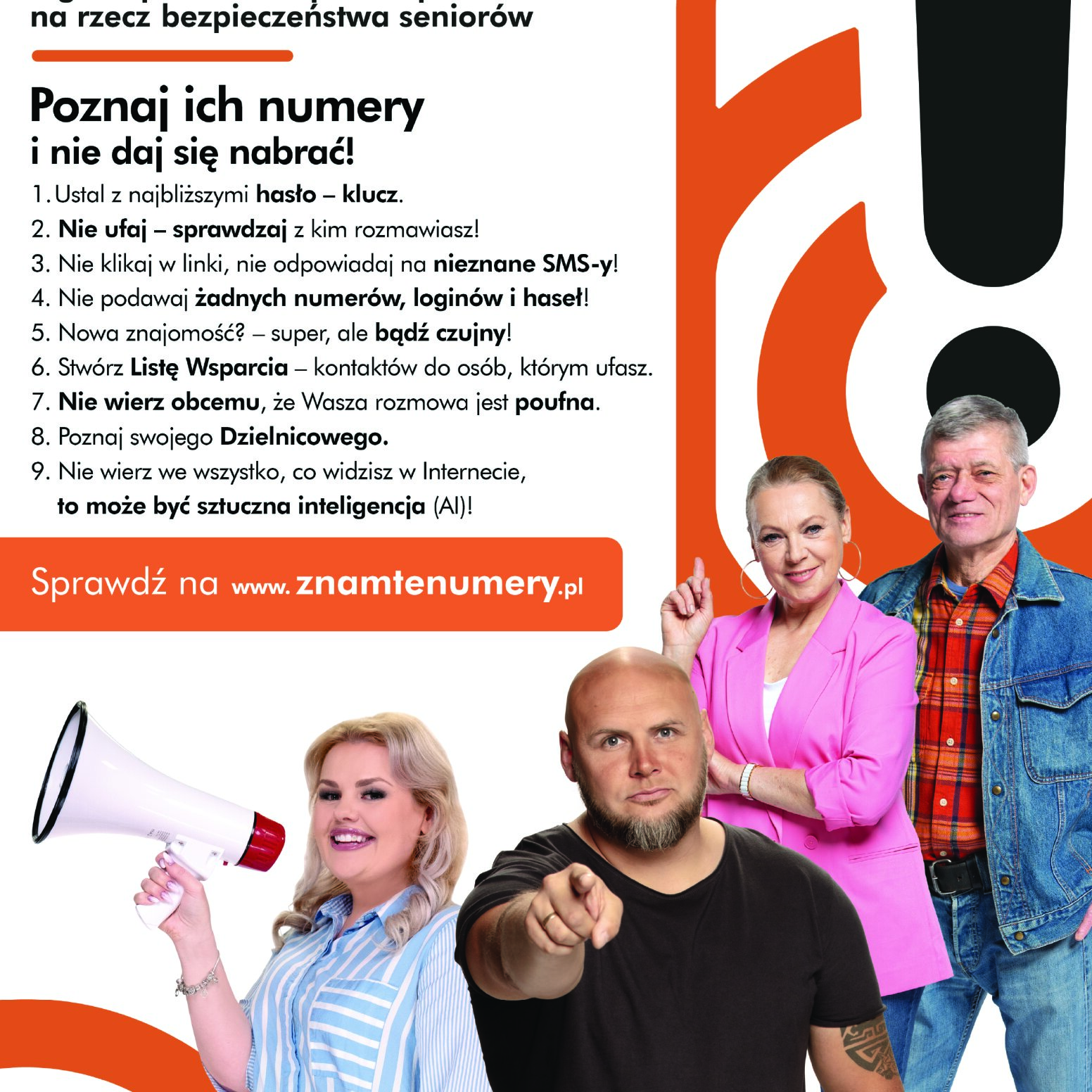 Plakat informacyjny o akcji