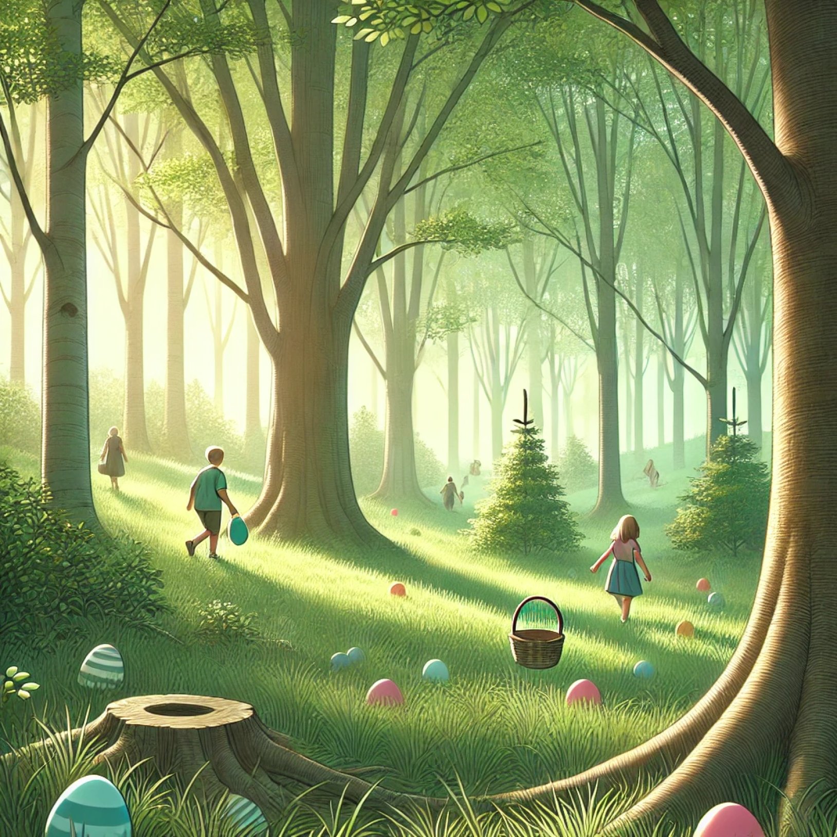 Wielkanocne polowanie na jajka