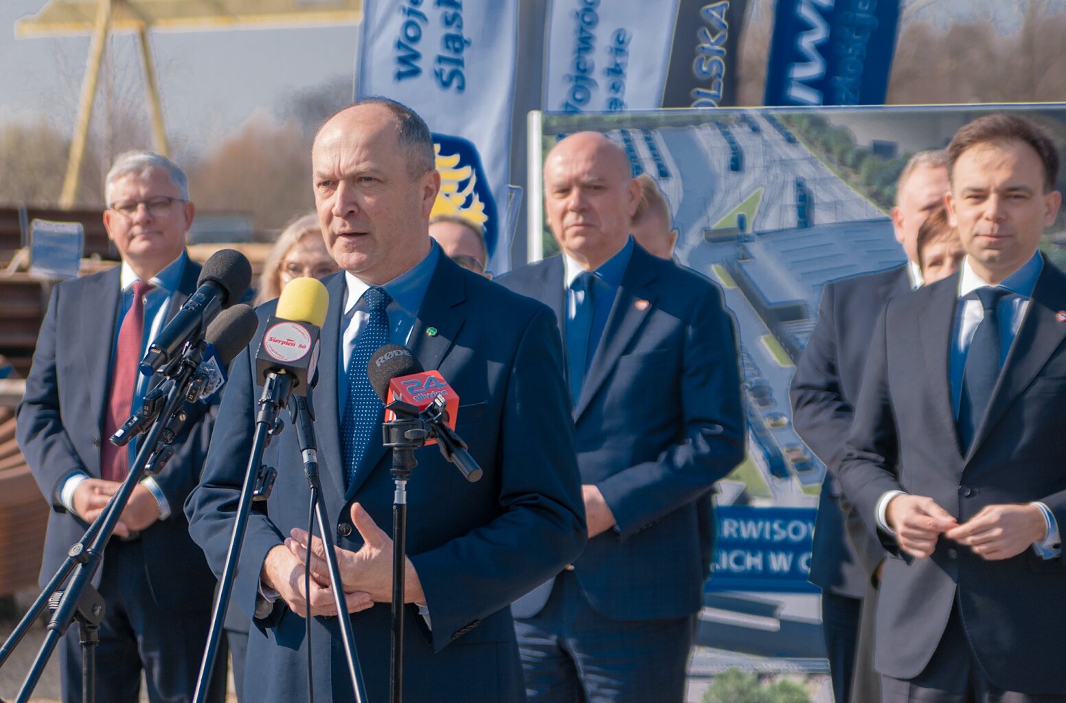 Konferencja prasowa dotycząca podpisania umowy