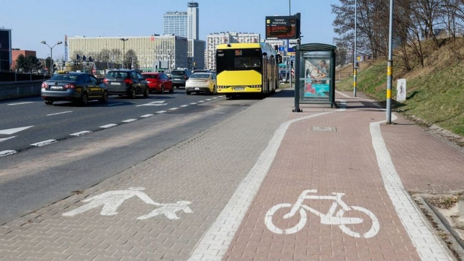 fragment trasy rowerowej