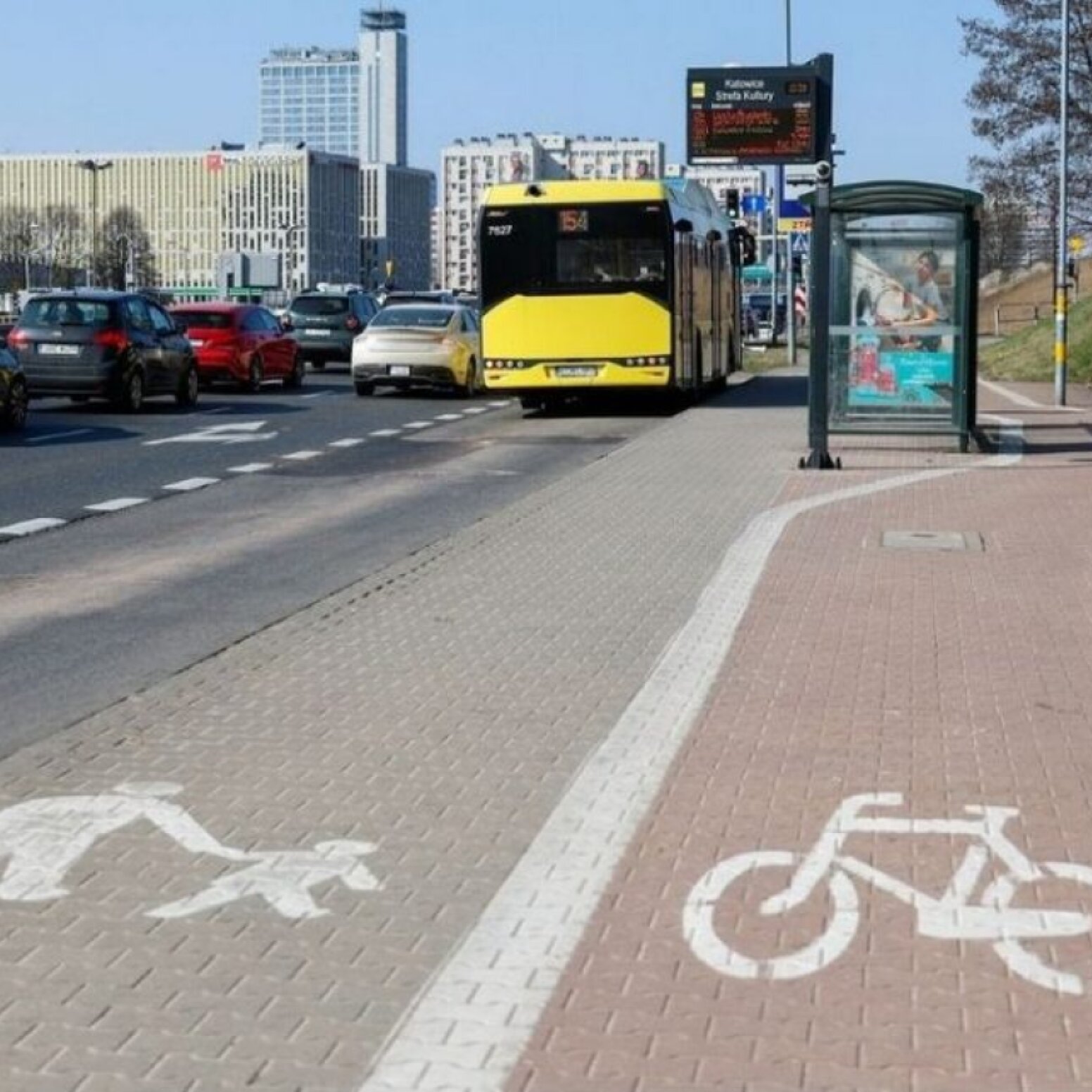 fragment trasy rowerowej