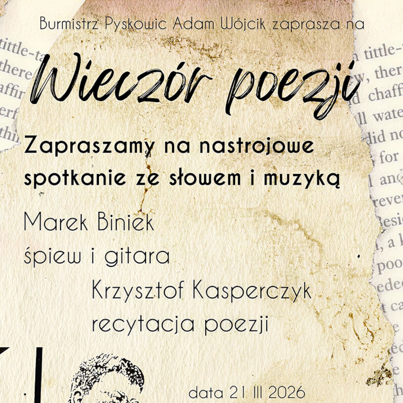 plakat wydarzenia