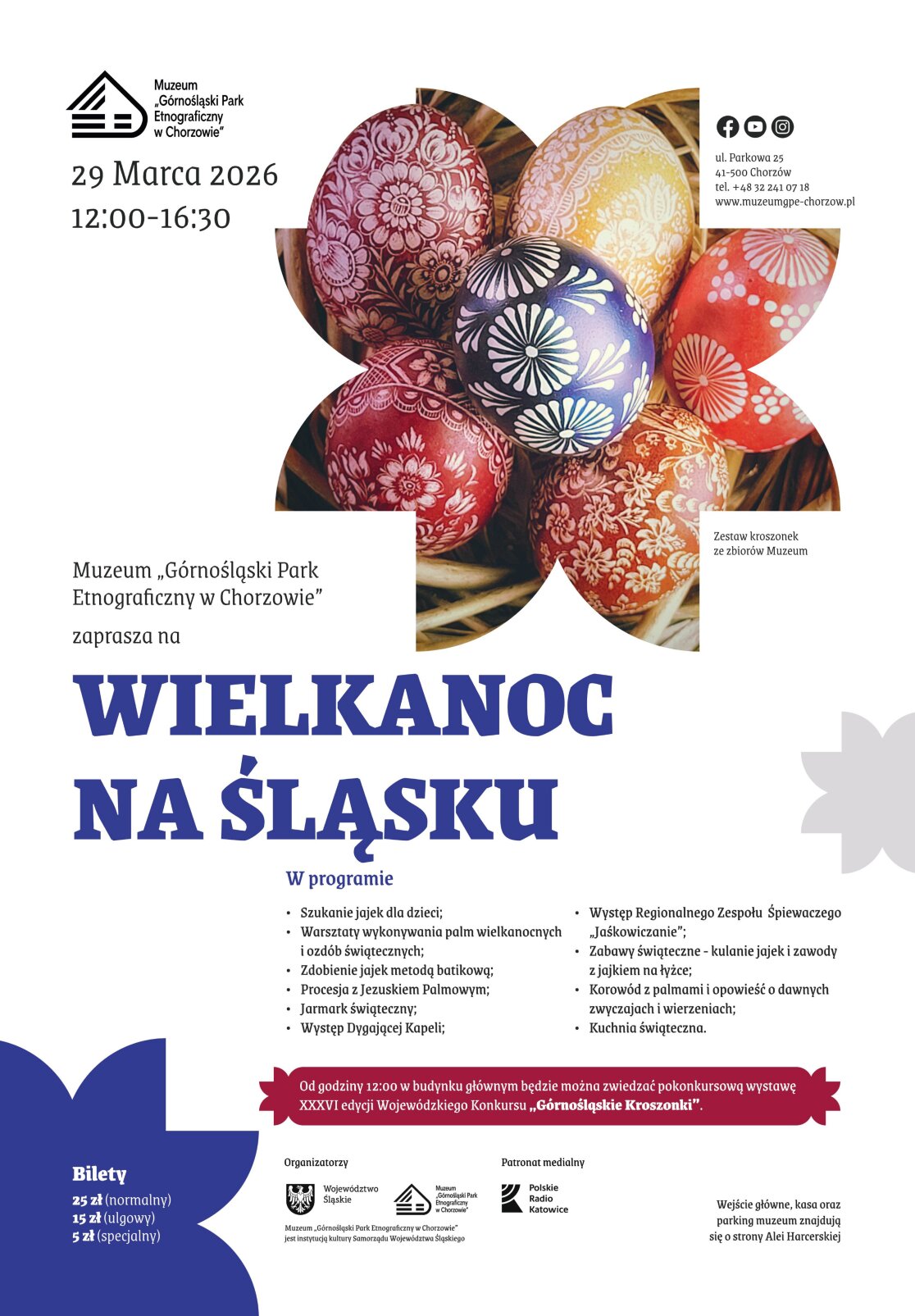 plakat wydarzenia wielkanoc na śląsku