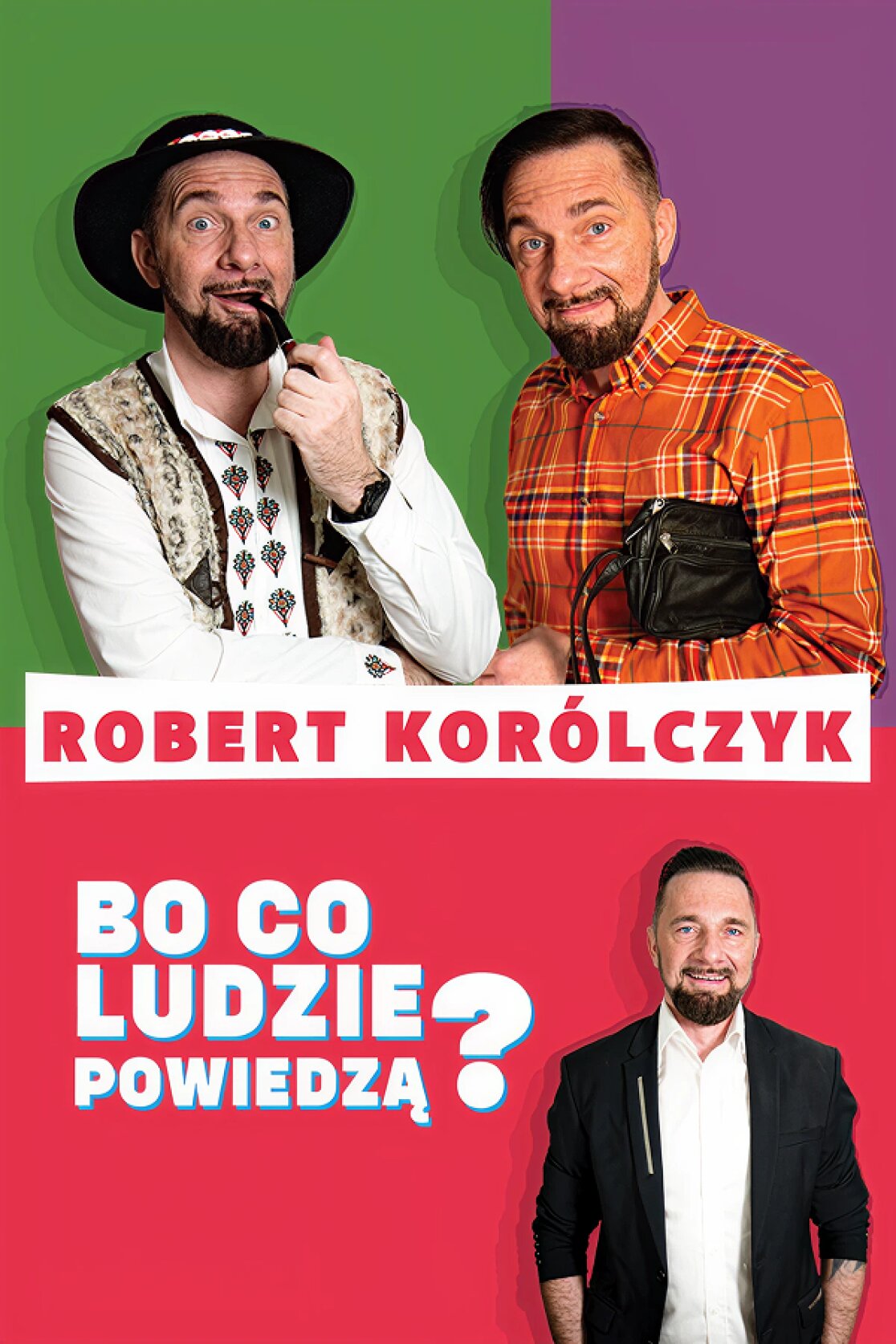 plakat stand-upu Roberta Korólczyka