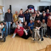 wizyta policji w Środowiskowym Domu Samopomocy