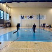 Sala sportowa podczas konkurencji na rowerach