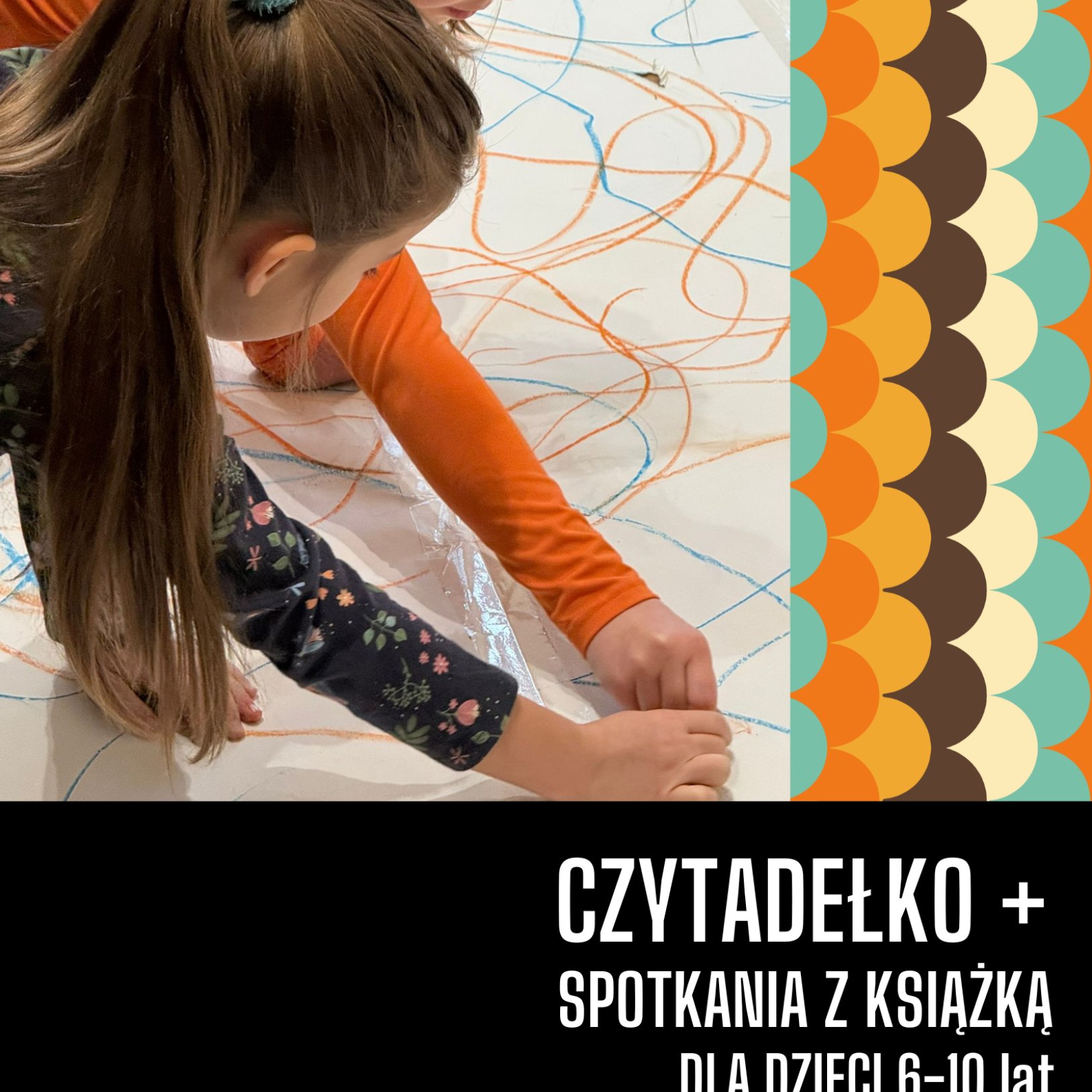 CZYTADEŁKO + Spotkania z książką dla dzieci w wieku 6 -10 lat.